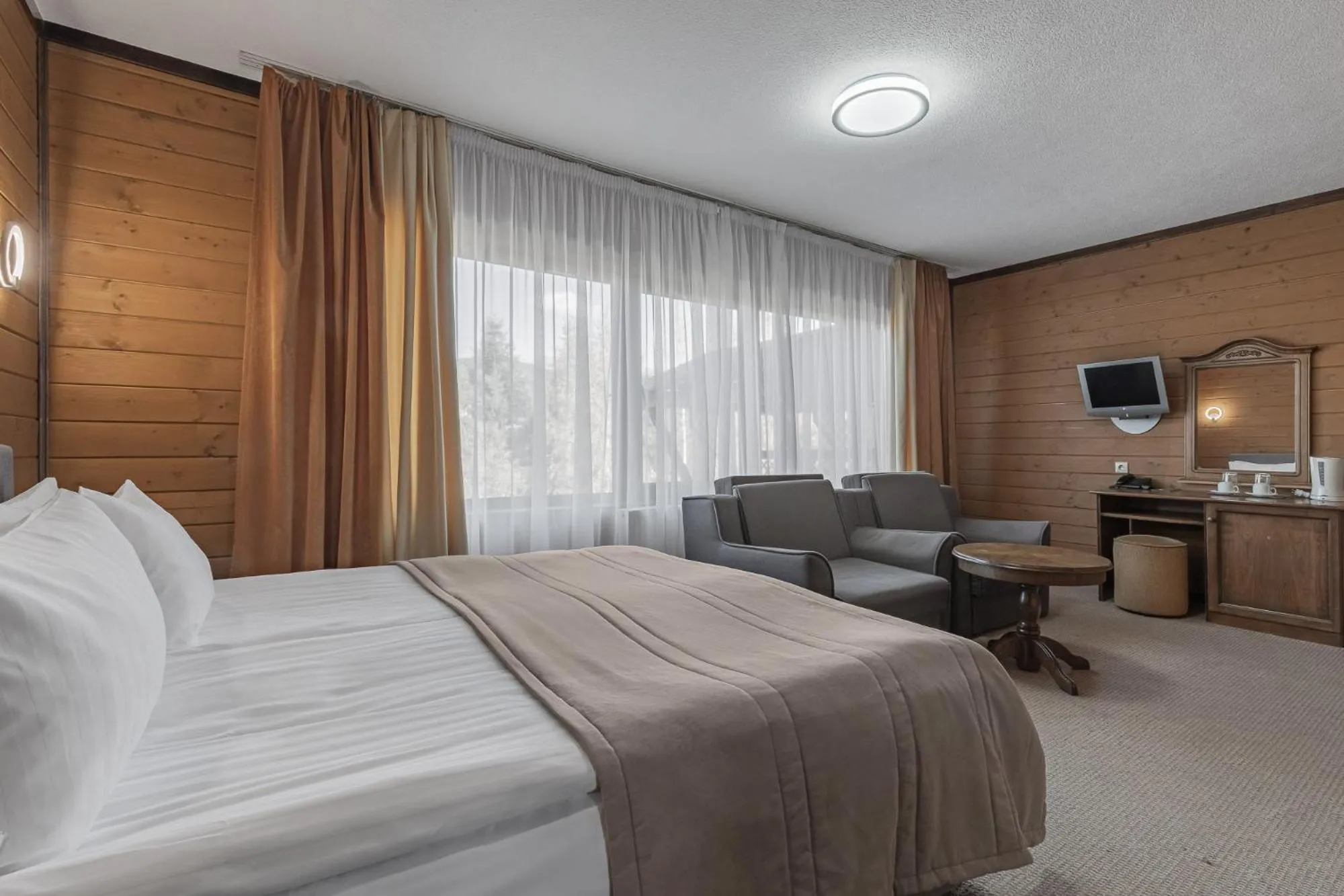 Bed in Bukovel Hotel