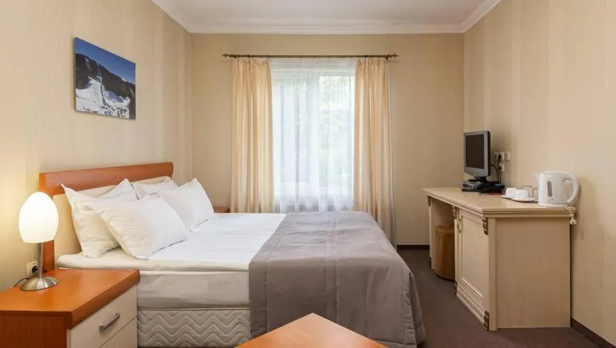 Bed in Bukovel Hotel