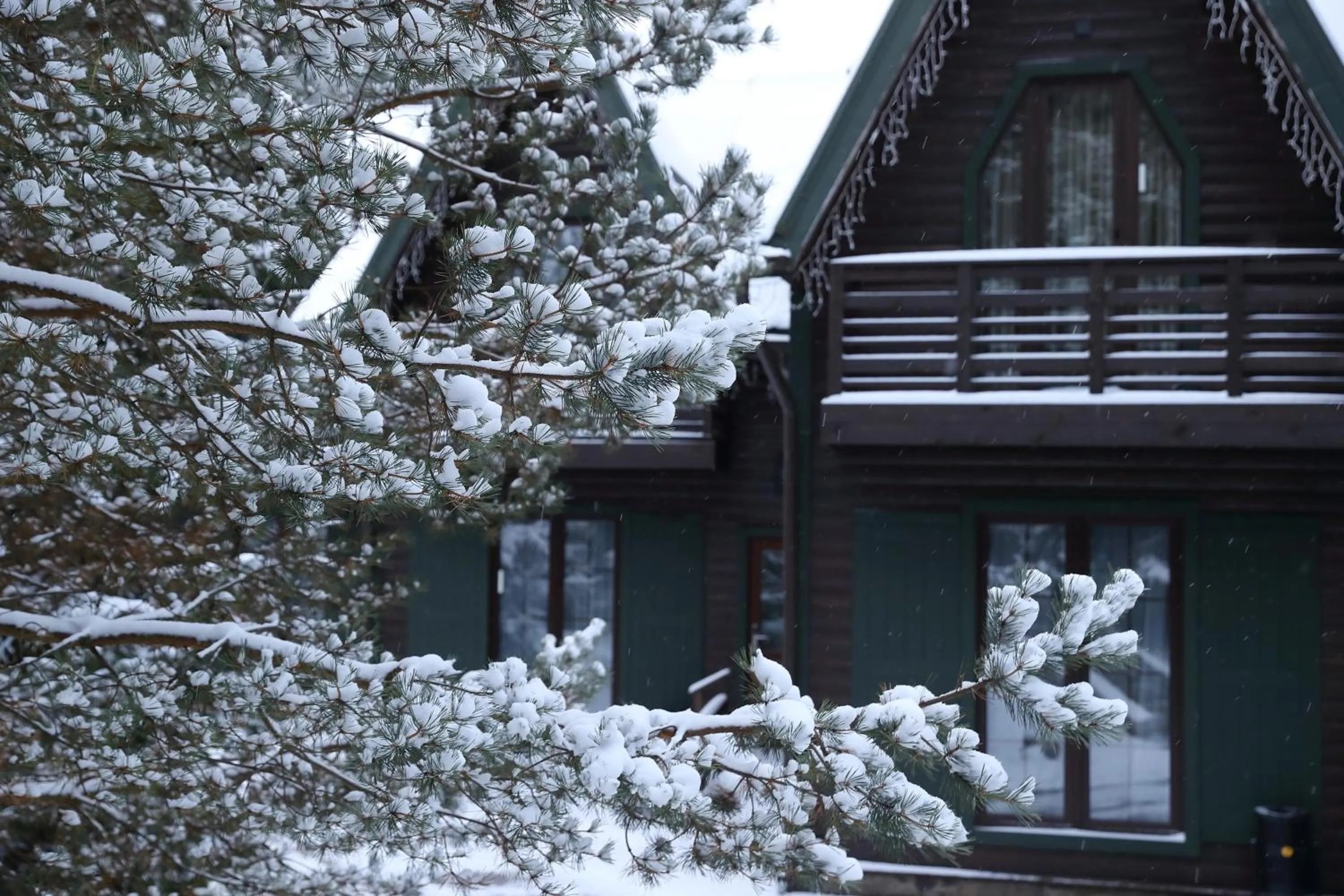 Facade/entrance in Bukovel Hotel