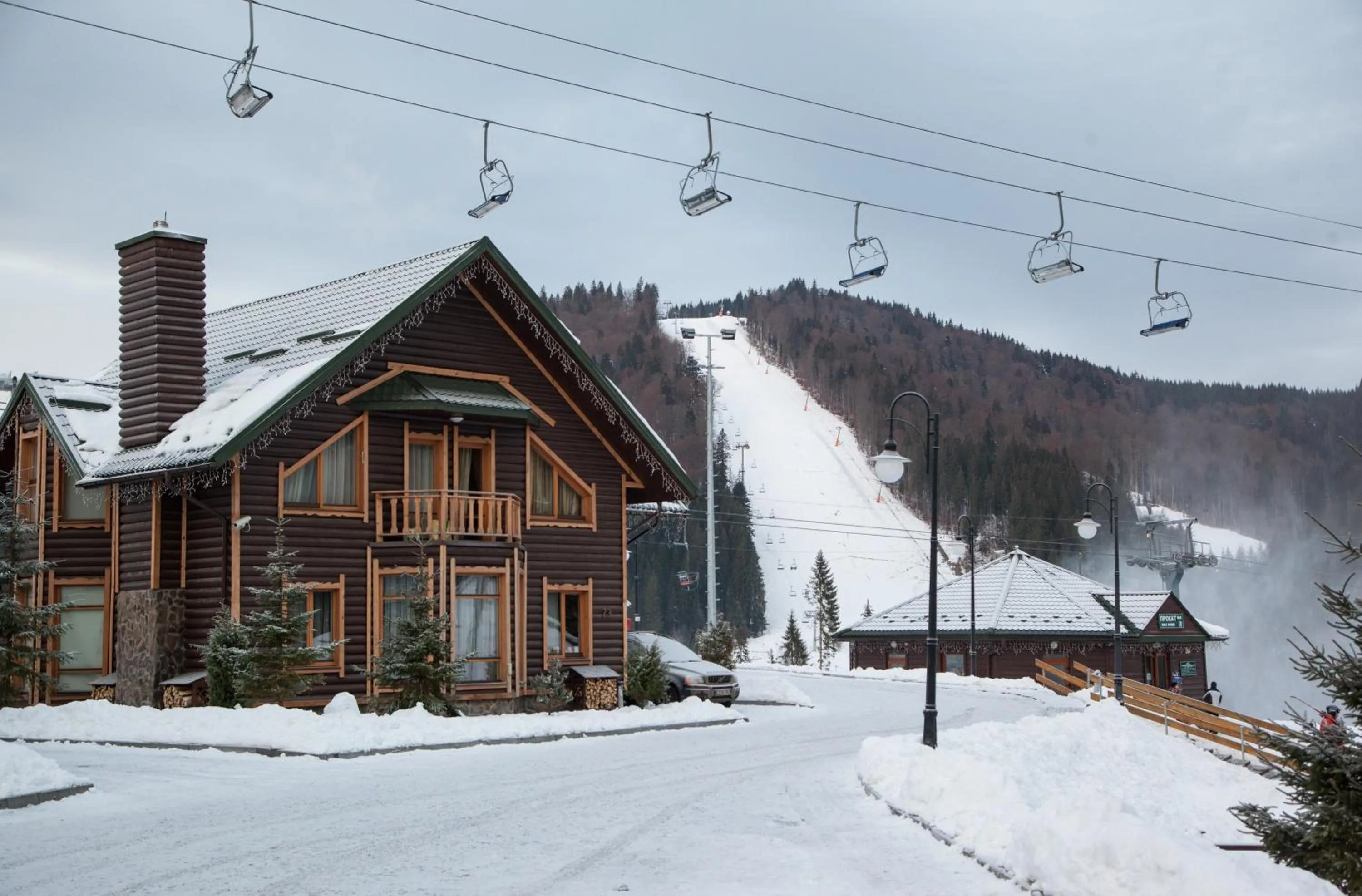 Property building in Bukovel Hotel