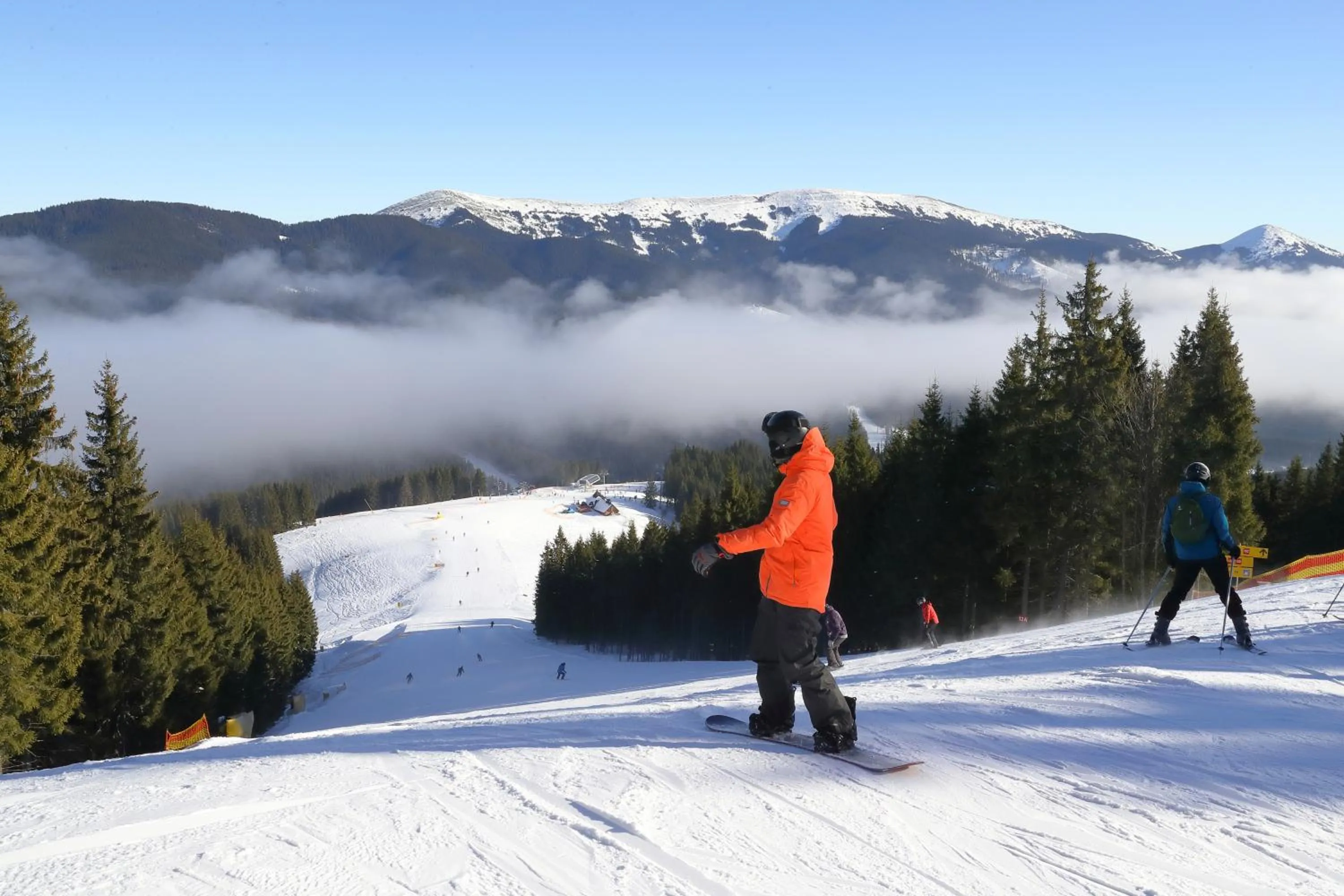 People in Bukovel Hotel