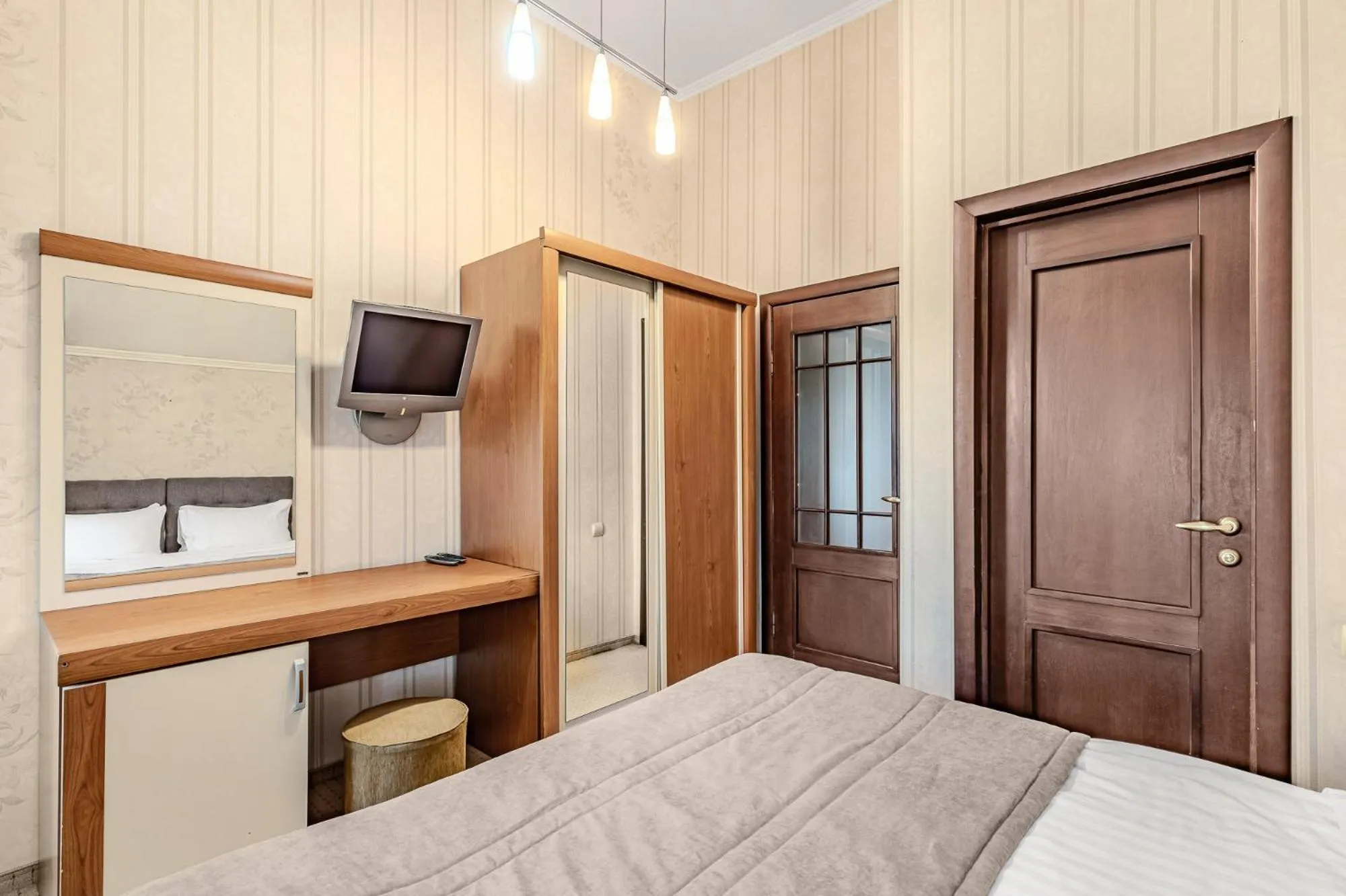 Bed in Bukovel Hotel