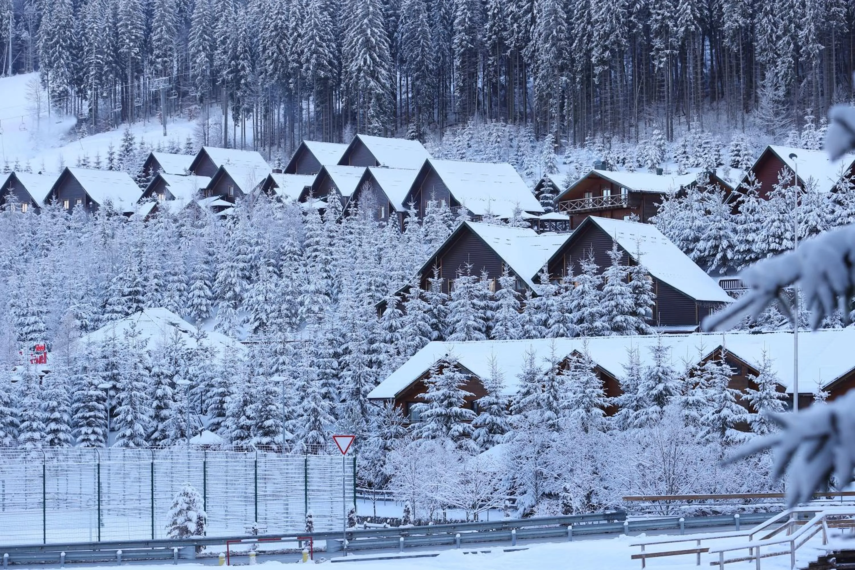 Property building in Bukovel Hotel
