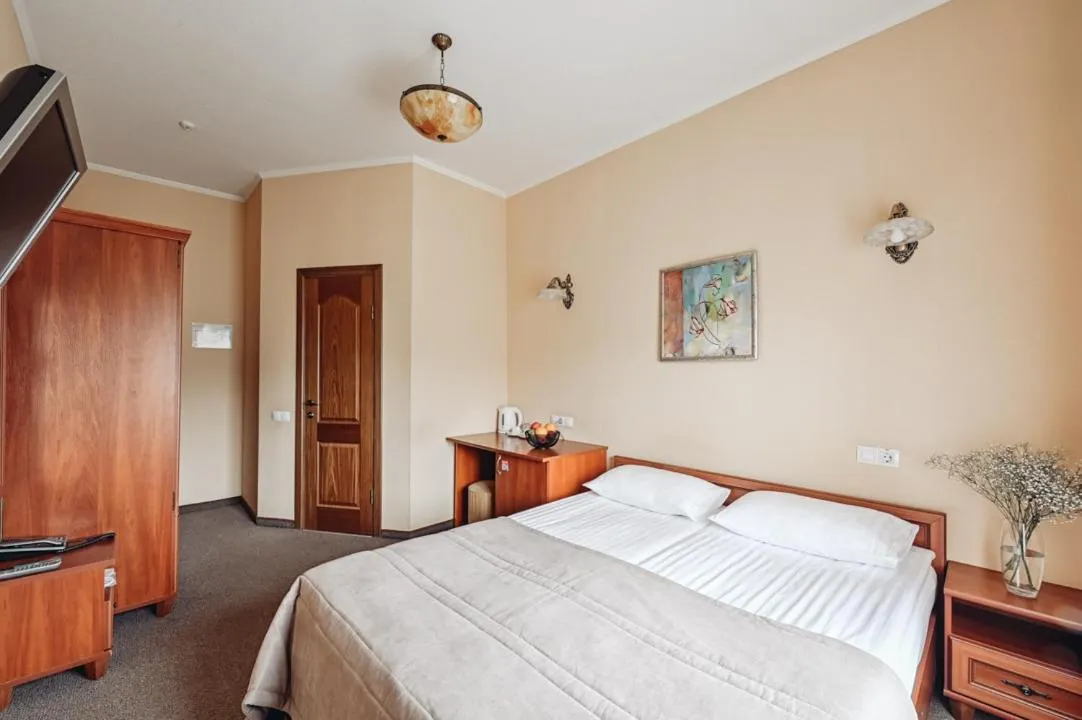 Bed in Bukovel Hotel