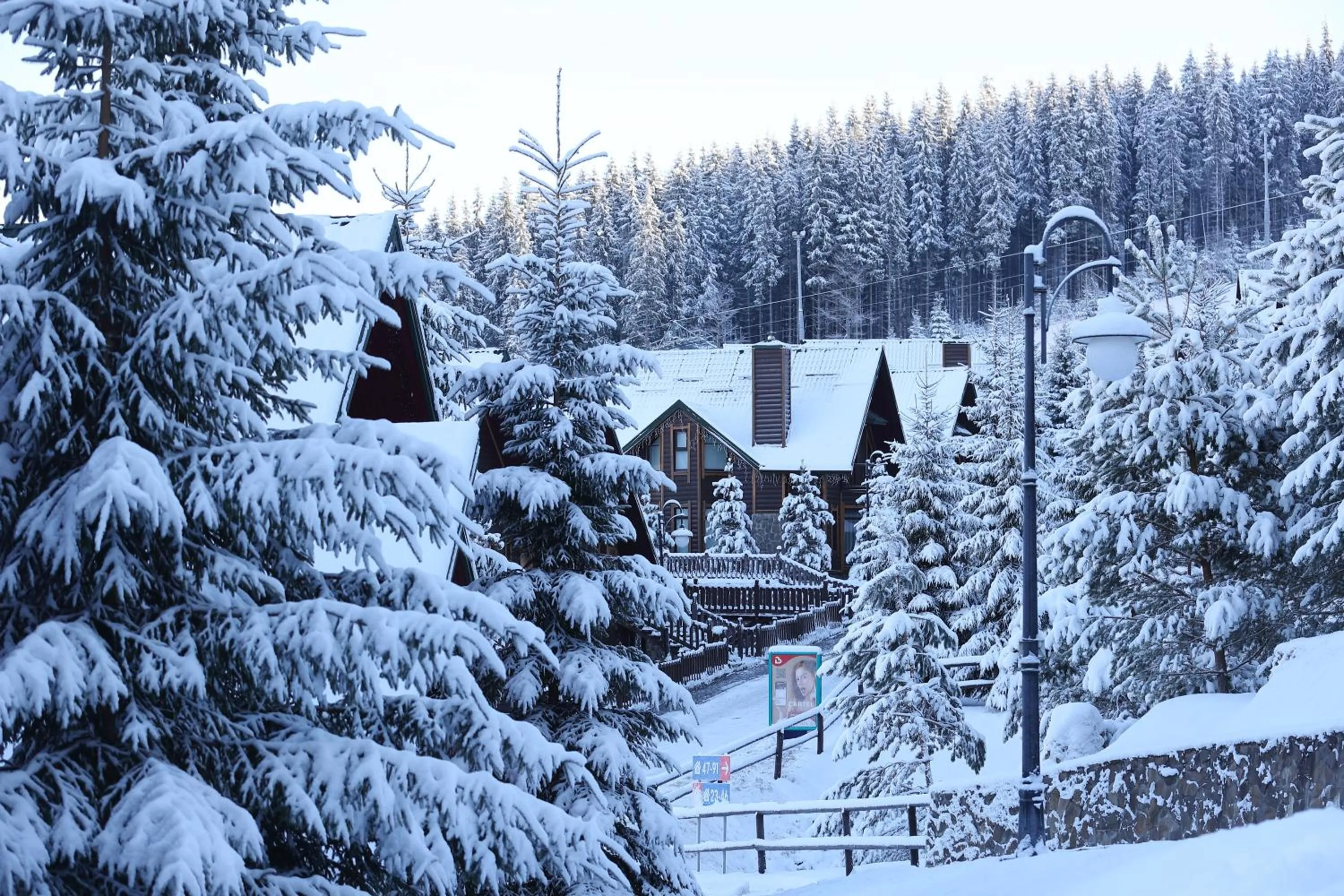 Property building in Bukovel Hotel