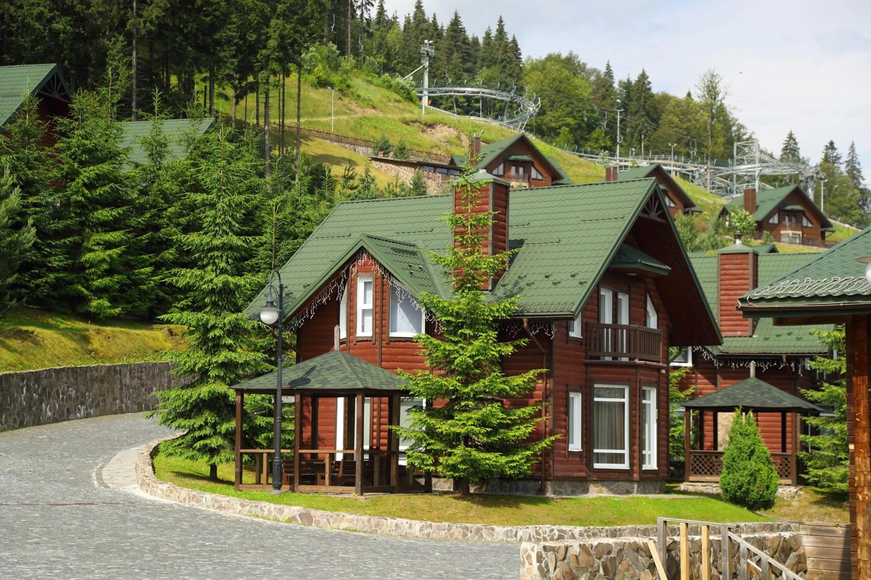 Property building in Bukovel Hotel