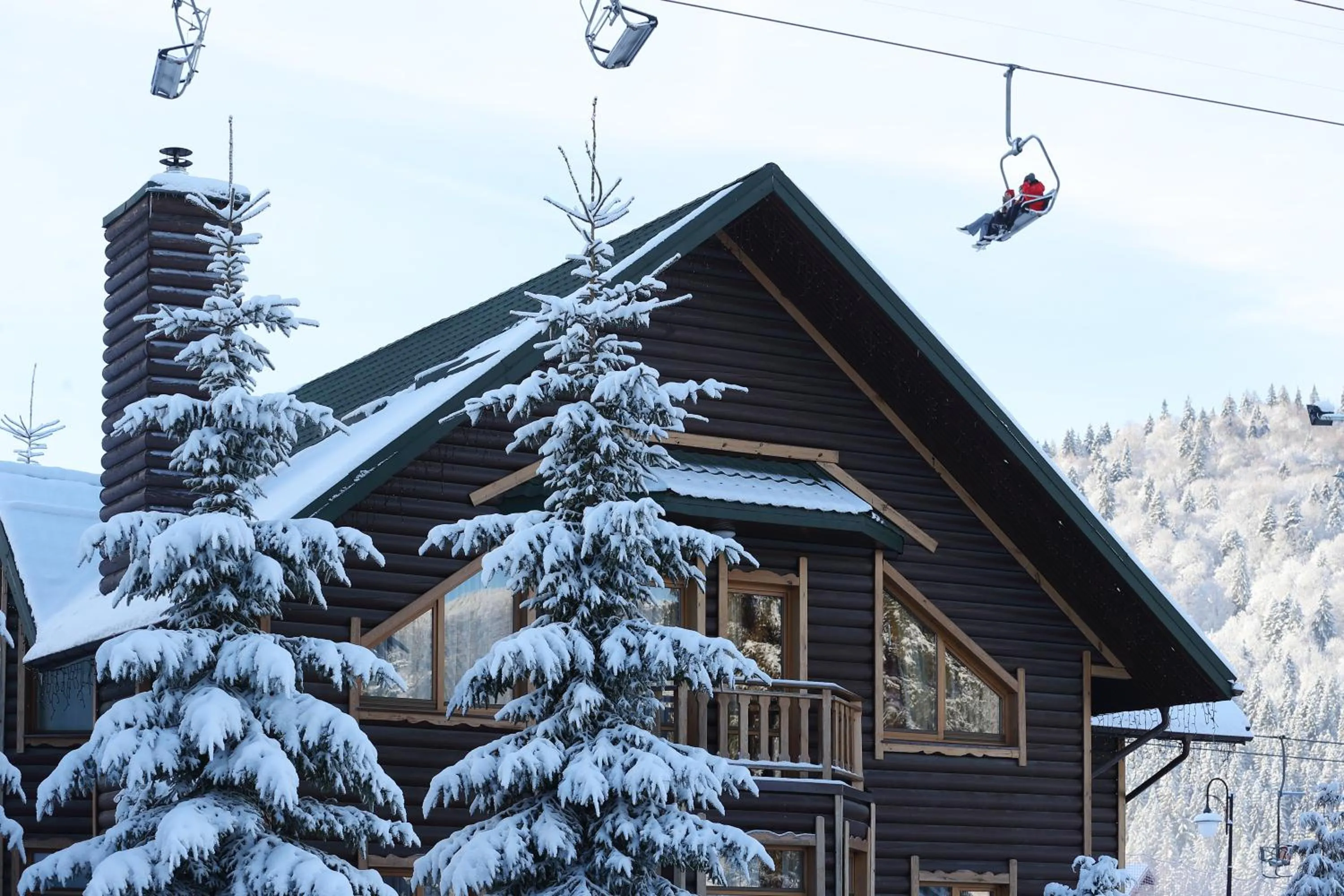 Property building in Bukovel Hotel