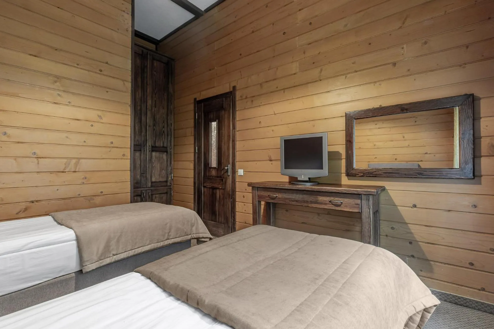 Bed in Bukovel Hotel