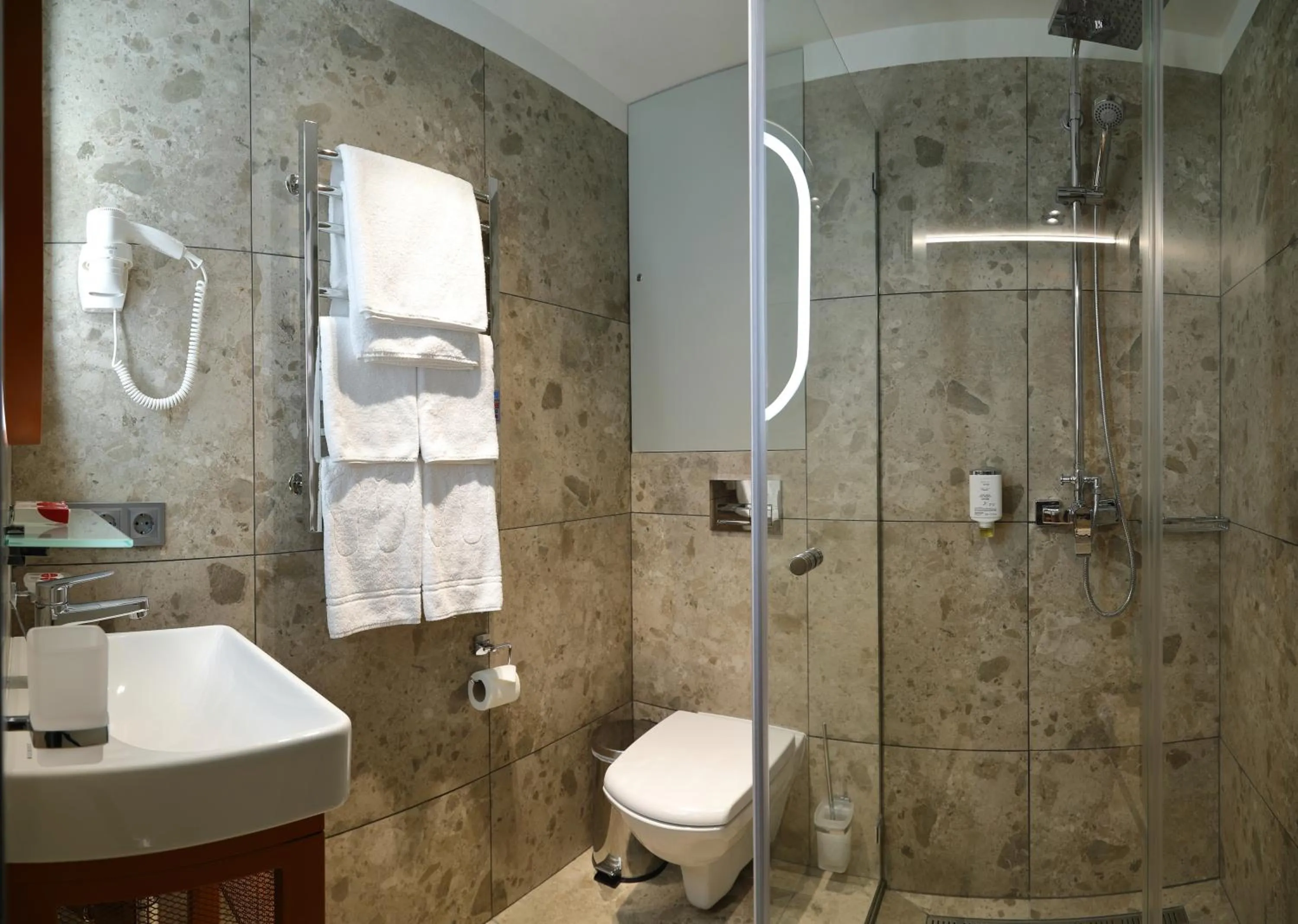 Bathroom in Bukovel Hotel