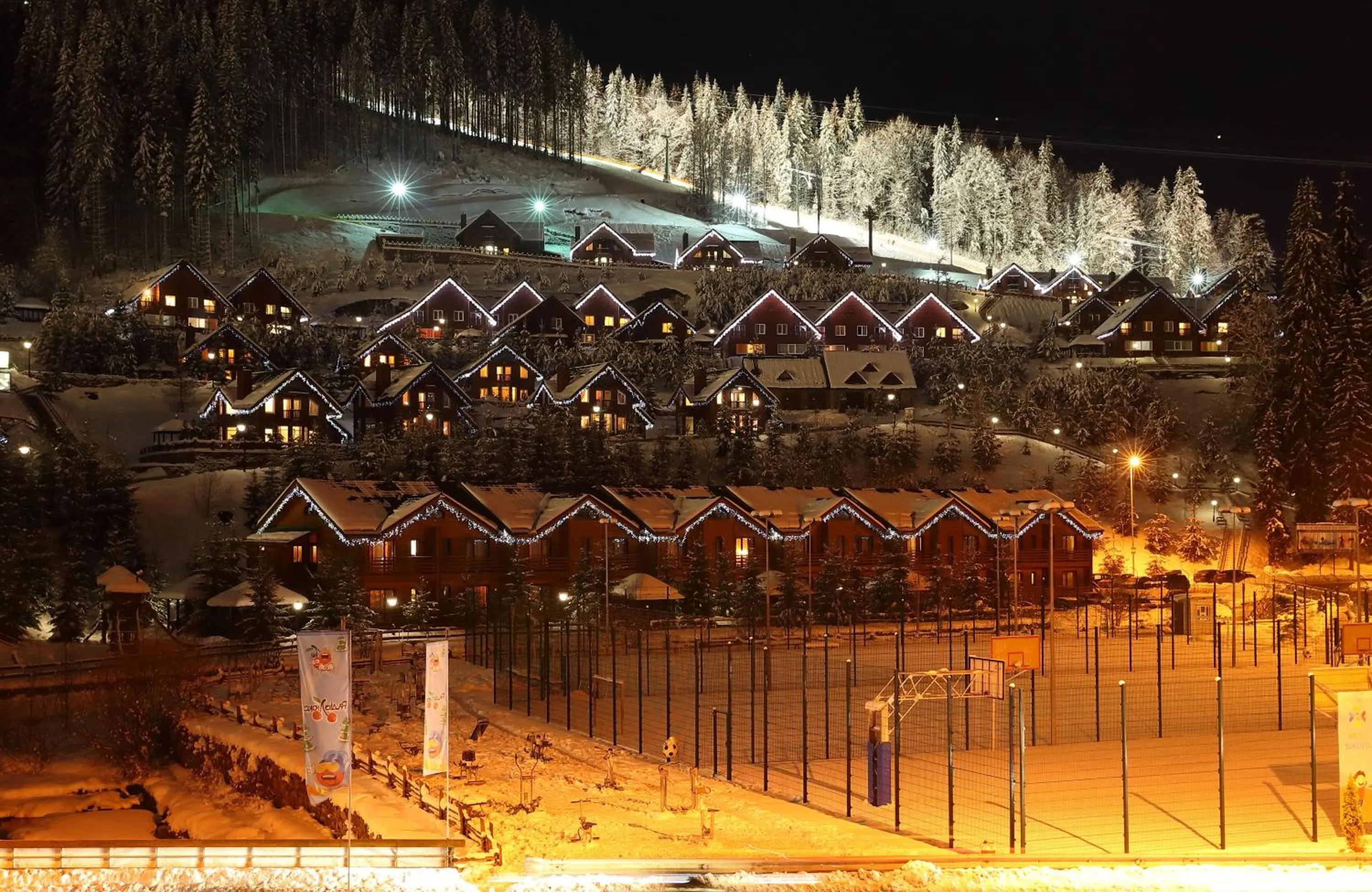 Property building in Bukovel Hotel