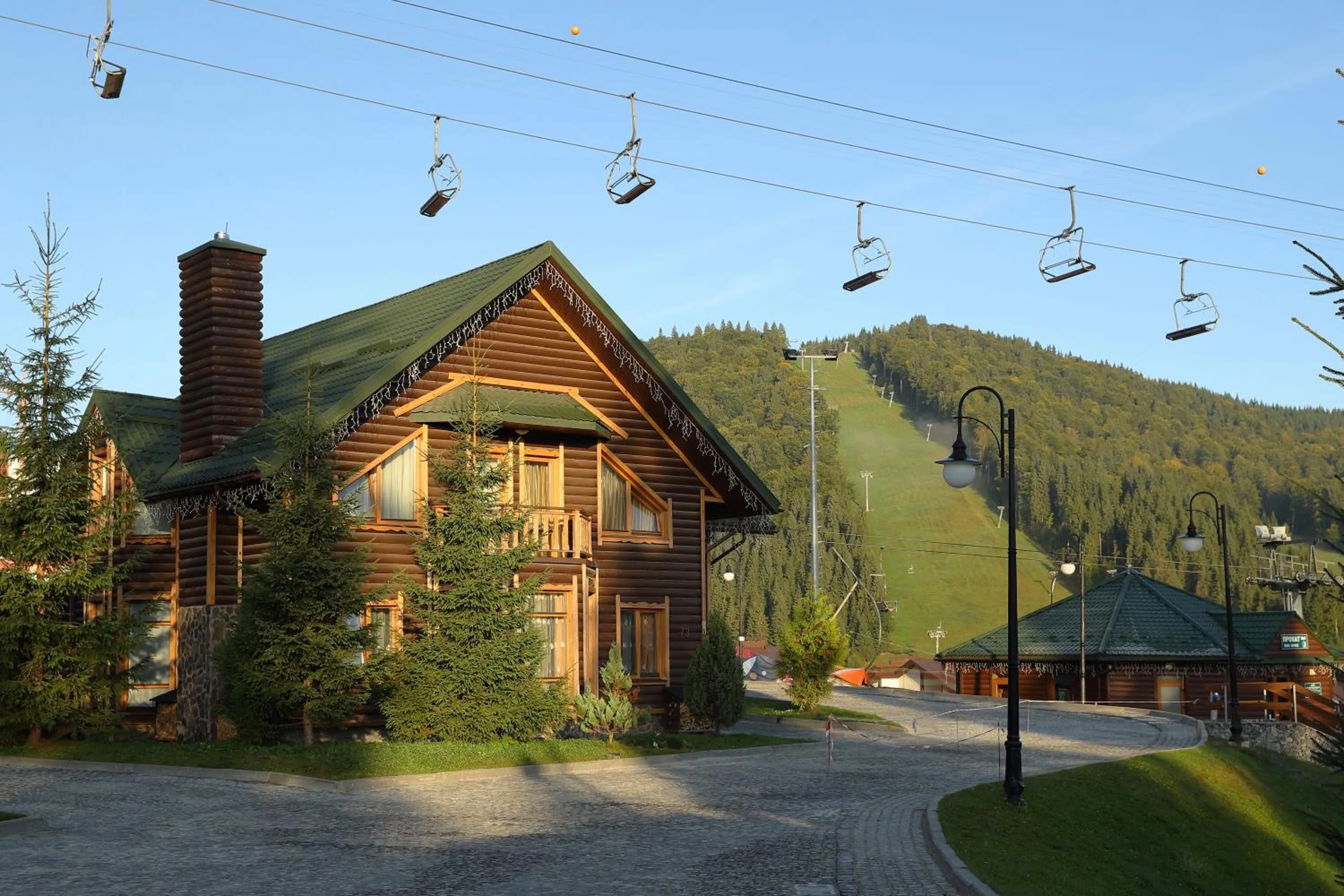 Property building in Bukovel Hotel