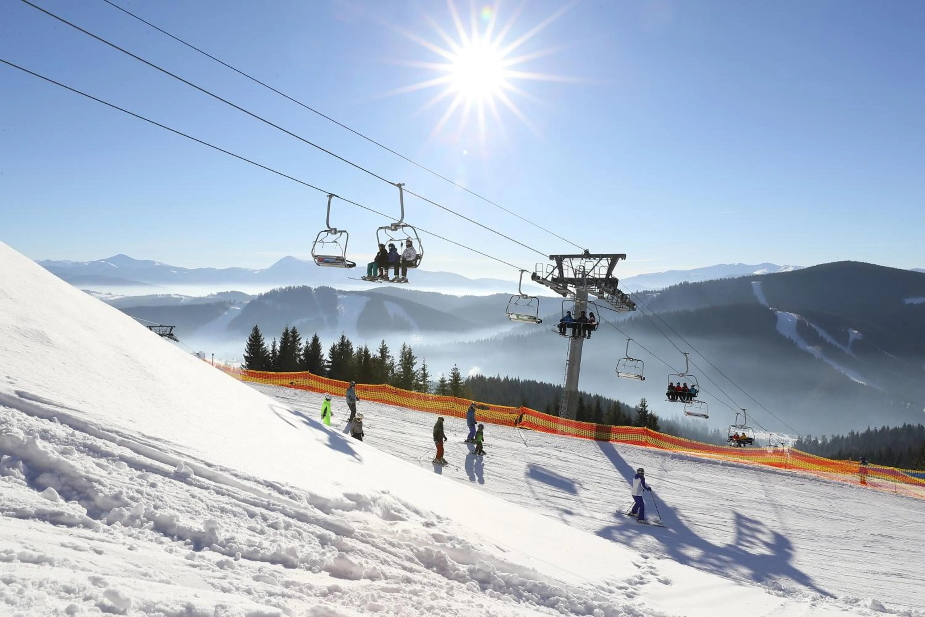 Natural landscape in Bukovel Hotel