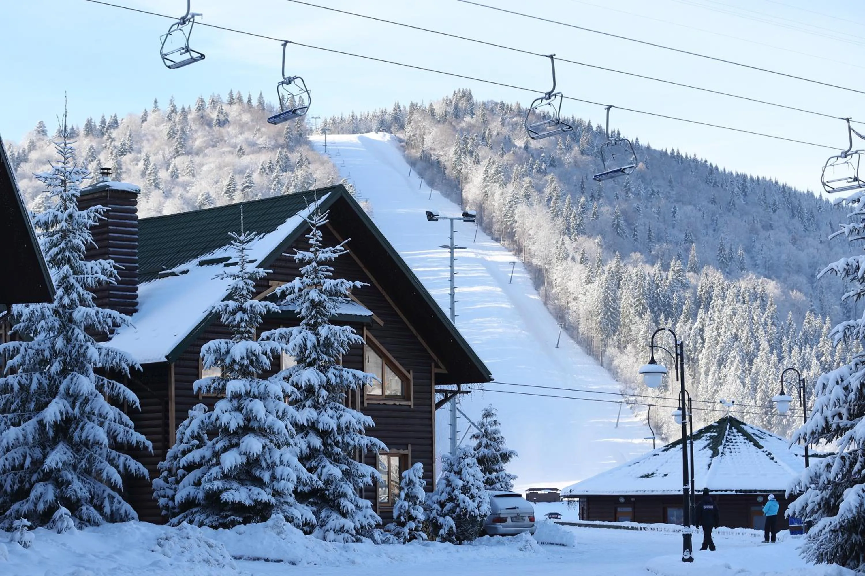 Property building in Bukovel Hotel