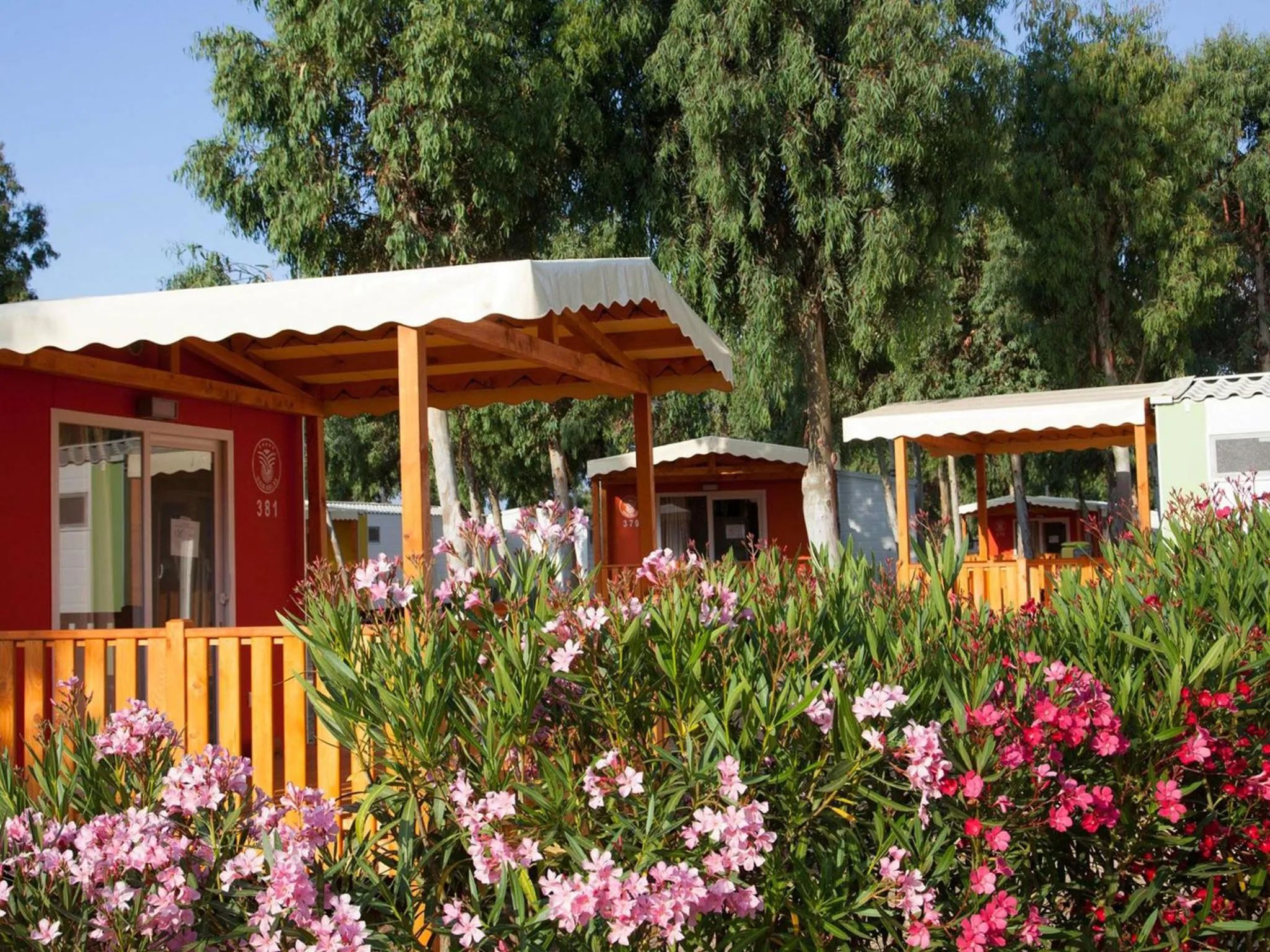 Balcony/Terrace in Camping Village Laguna Blu