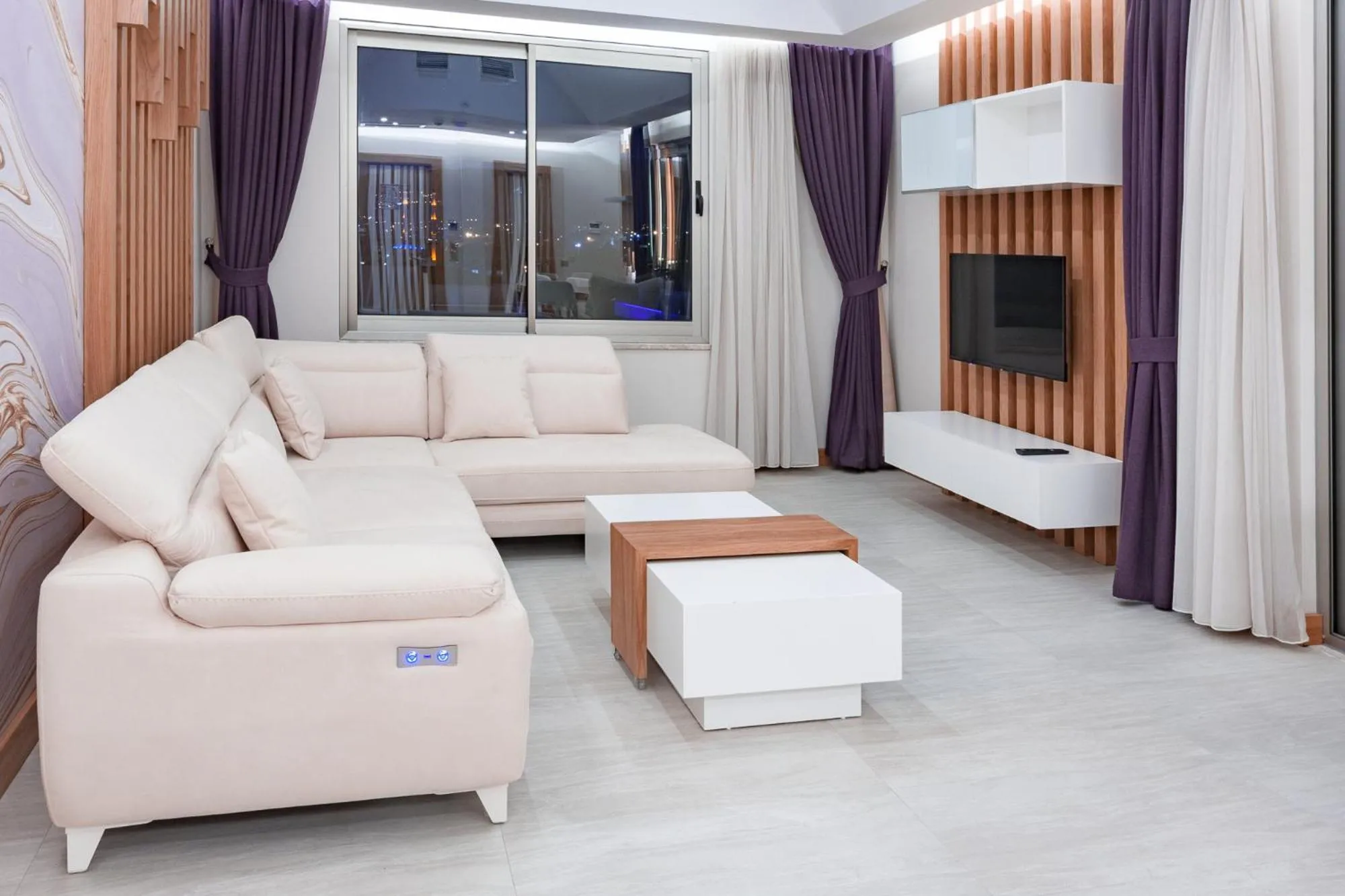 Seating area in Graf Victor Hotel