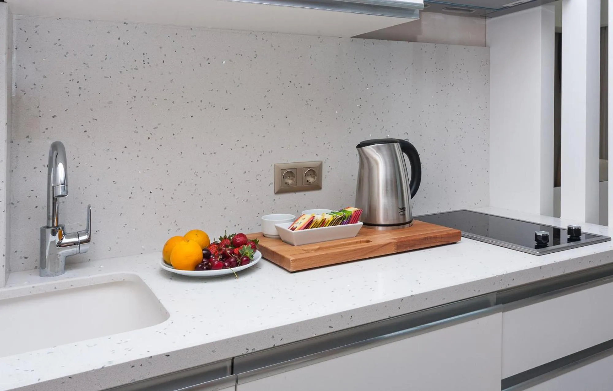 Kitchen or kitchenette in Graf Victor Hotel