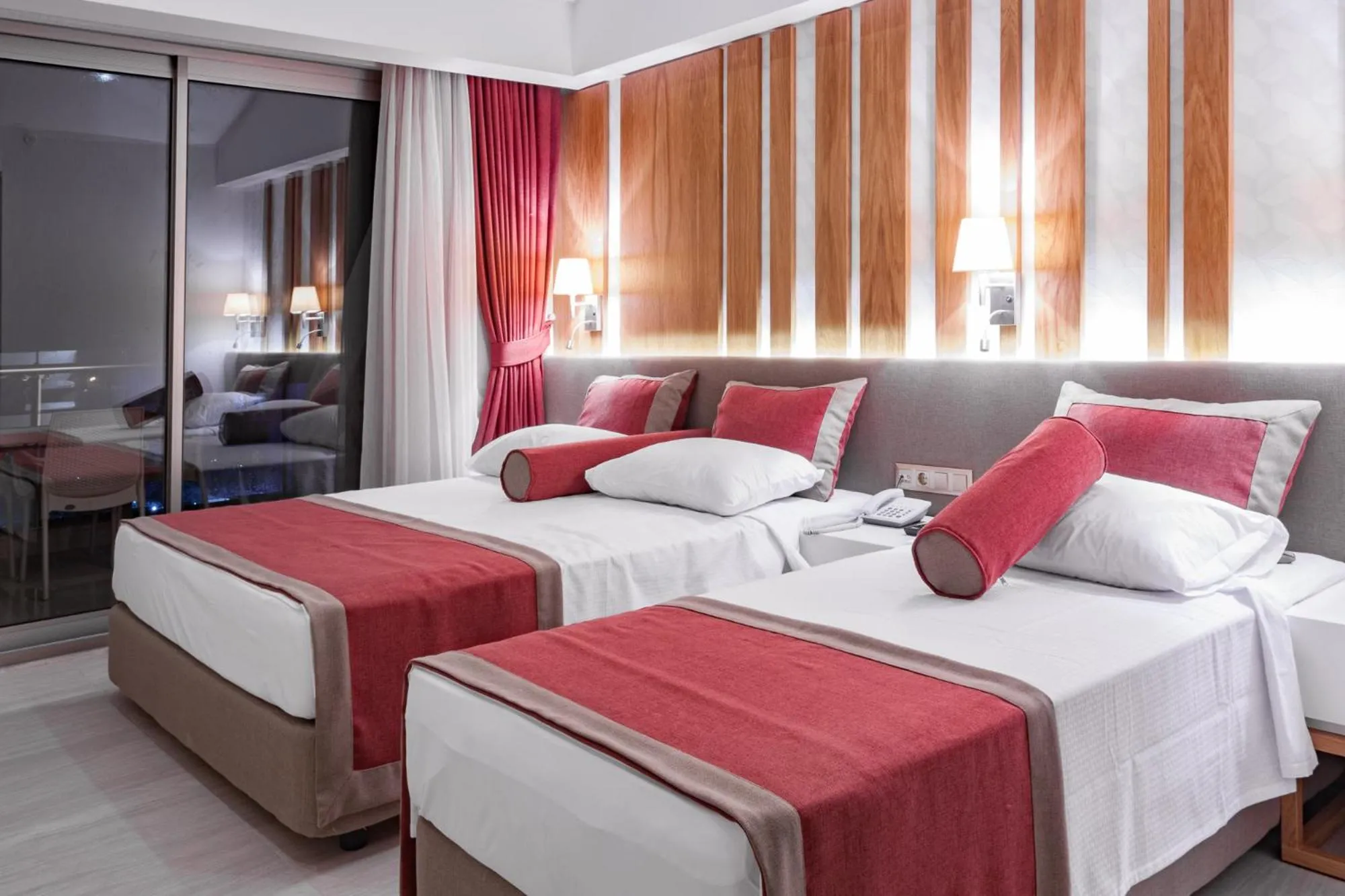 Bed in Graf Victor Hotel