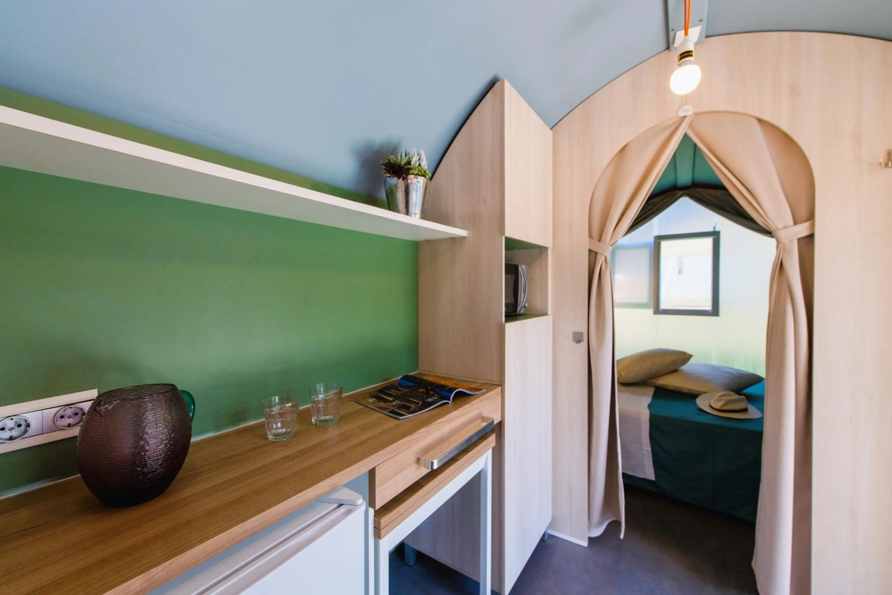 Living room in Camping Village Punta Navaccia