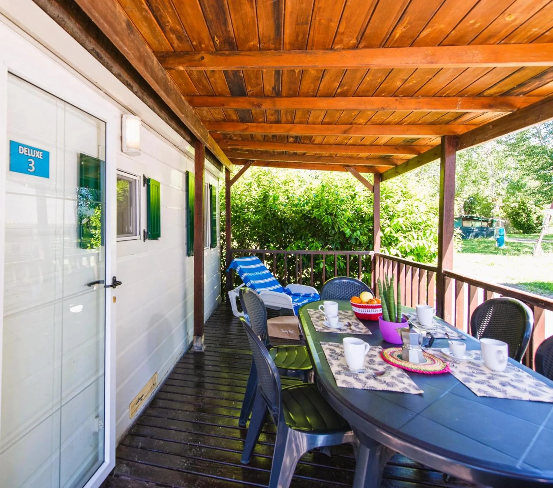 Balcony/Terrace in Camping Village Punta Navaccia