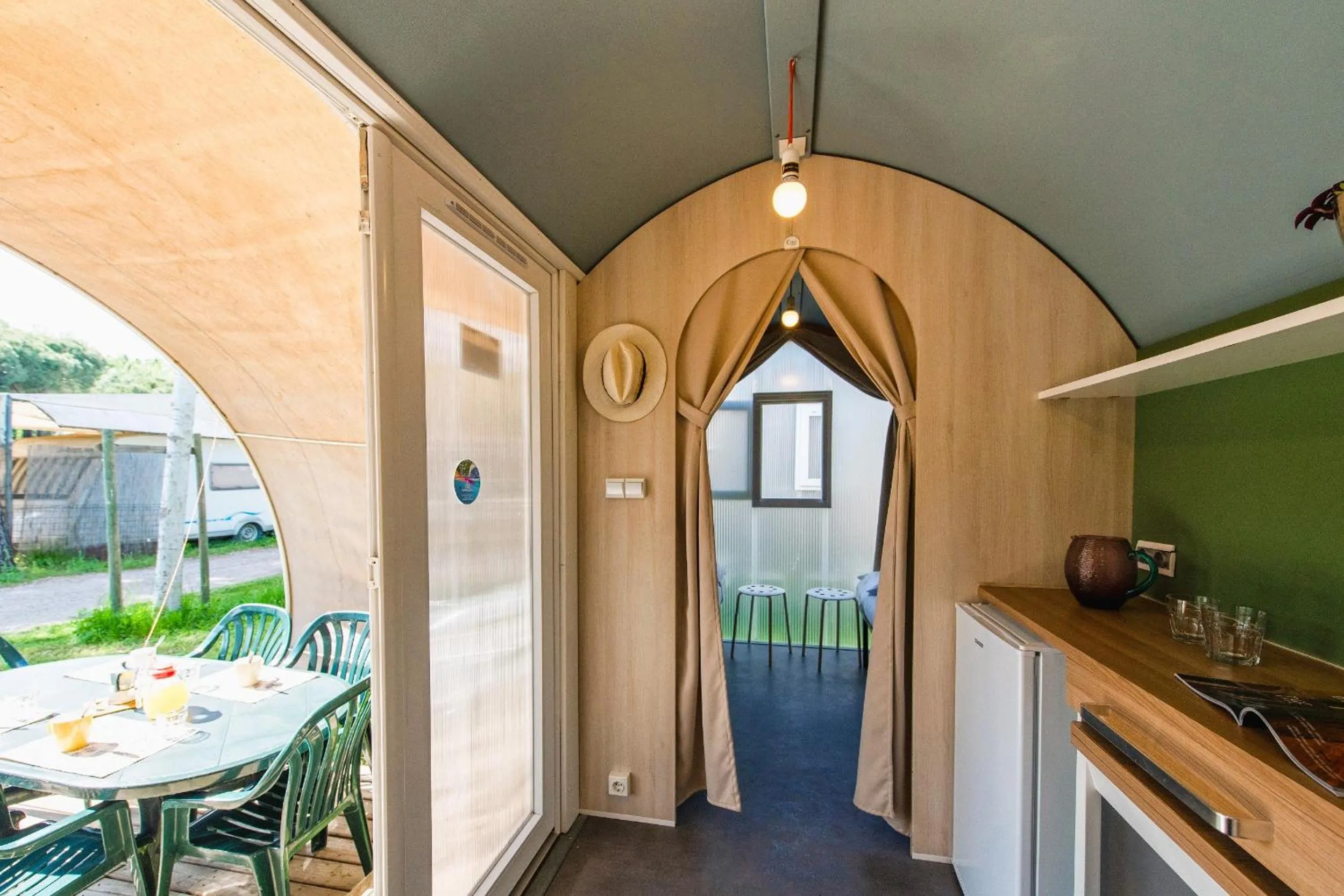 Living room in Camping Village Punta Navaccia