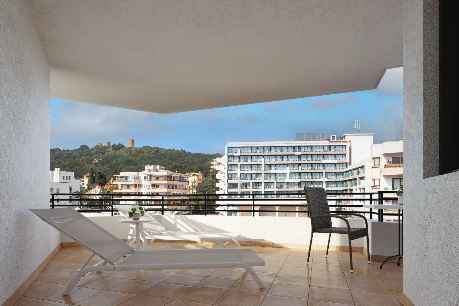 Superior Studio with Balcony in Gomila Palma Apartments