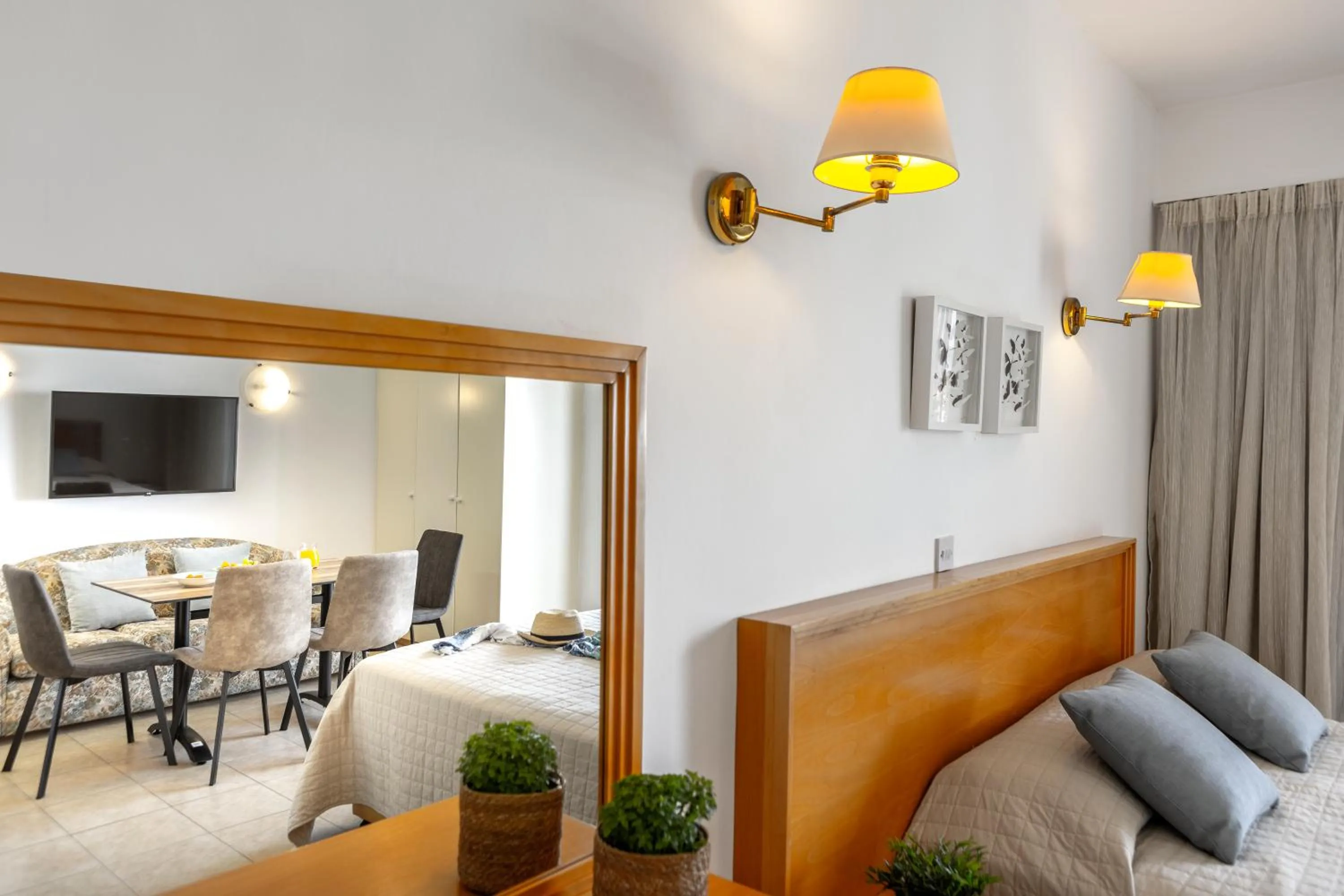 Bedroom in Stephanos Hotel Apartments