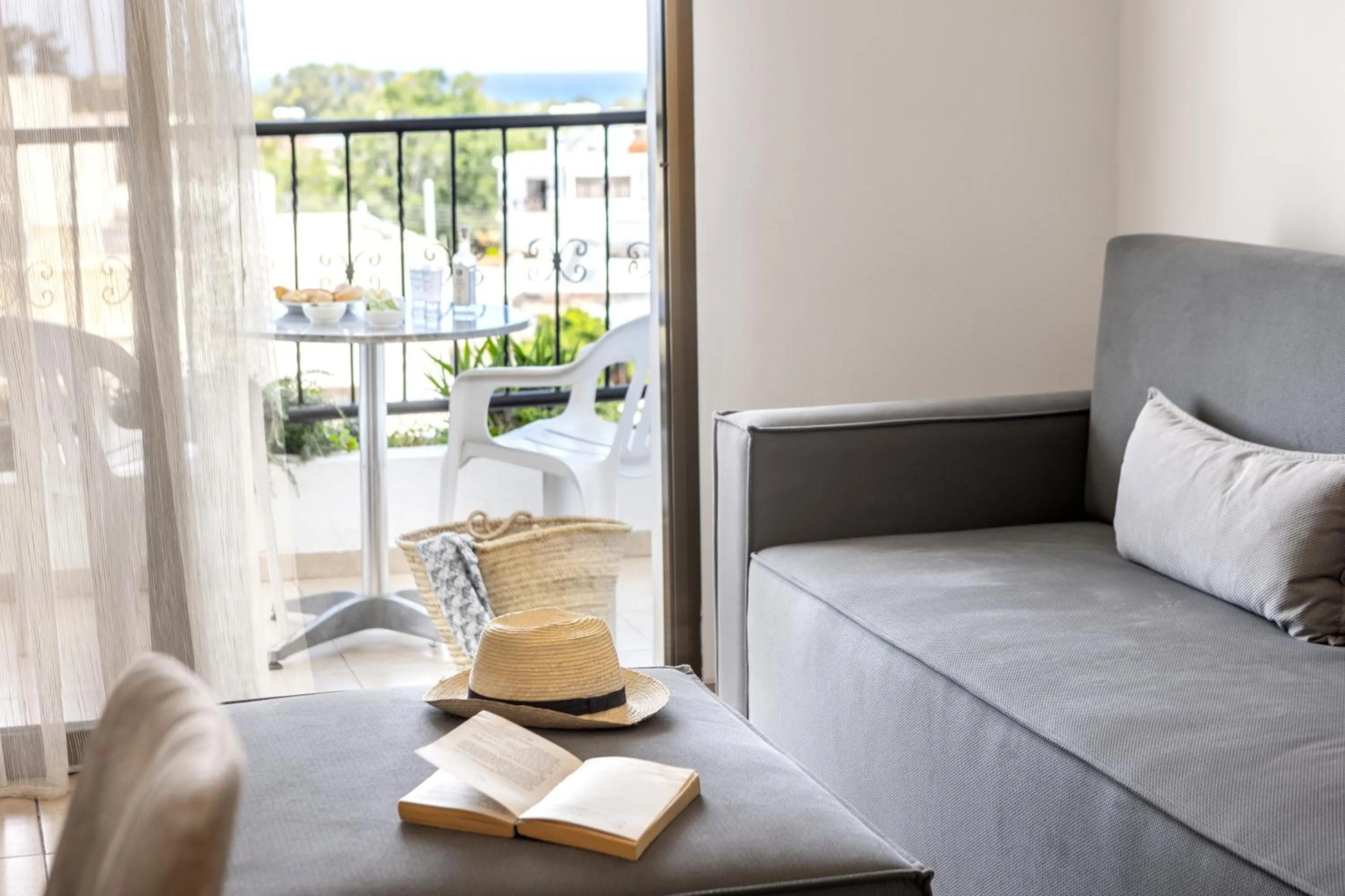Living room in Stephanos Hotel Apartments