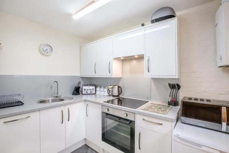 kitchen in Hunston Mill Self Catering Dog Stay For Free