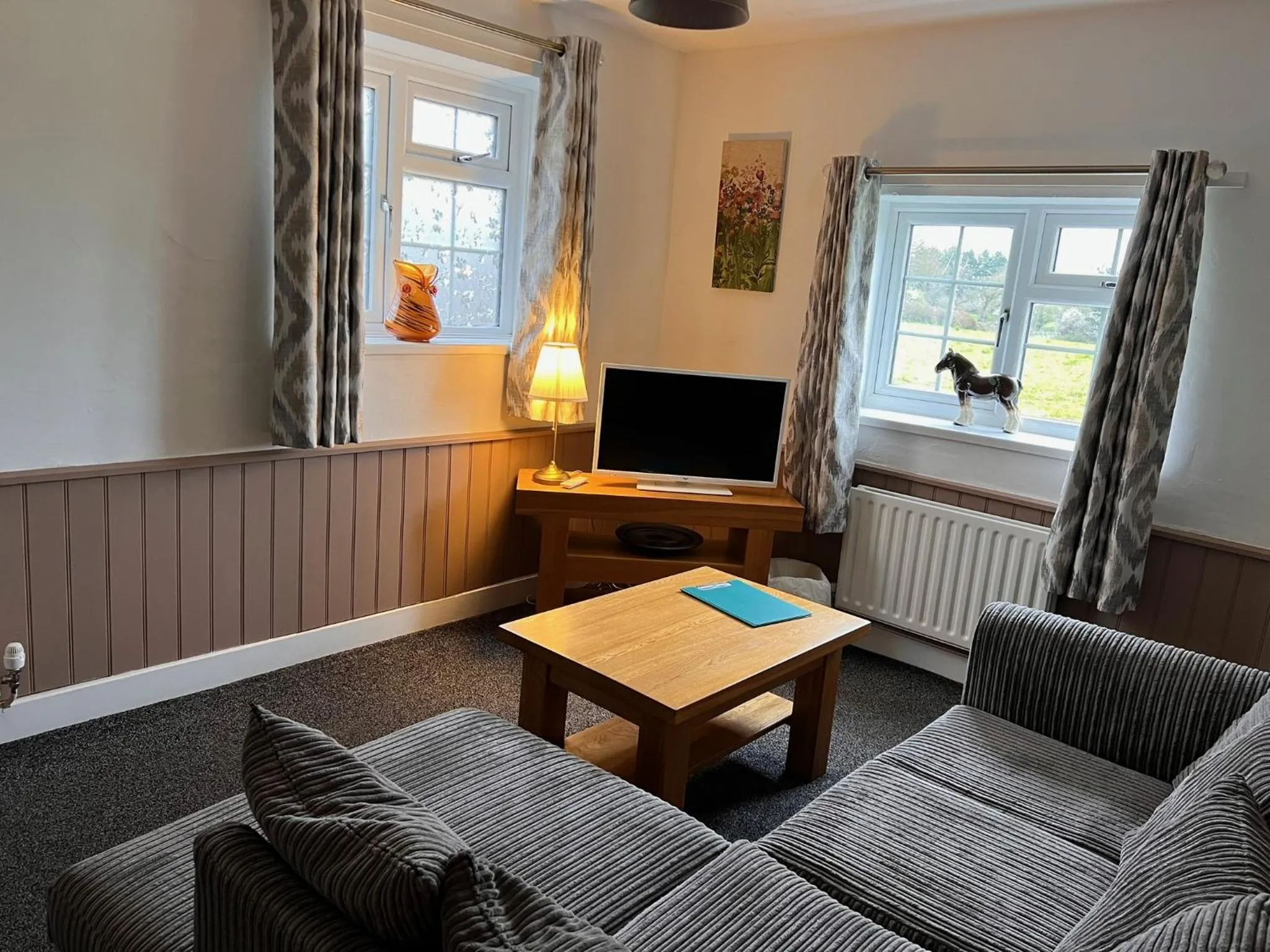 Living room in Hunston Mill Self Catering Dog Stay For Free
