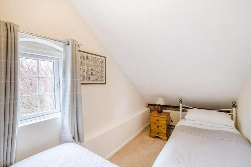 Bedroom, Bed in Hunston Mill Self Catering Dog Stay For Free