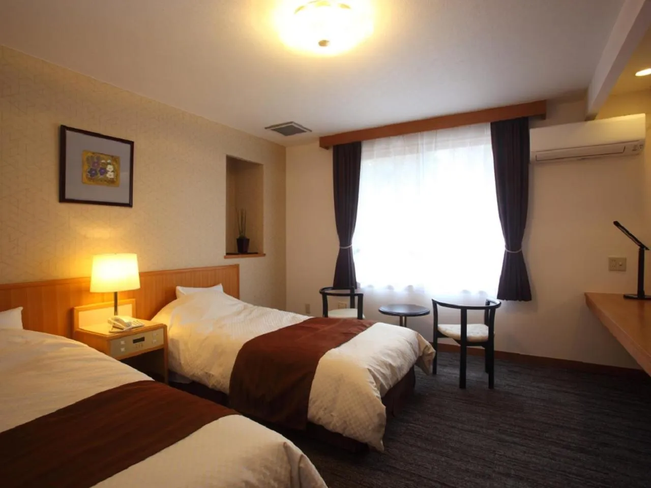 Bed in Kagamigaike Hekizantei