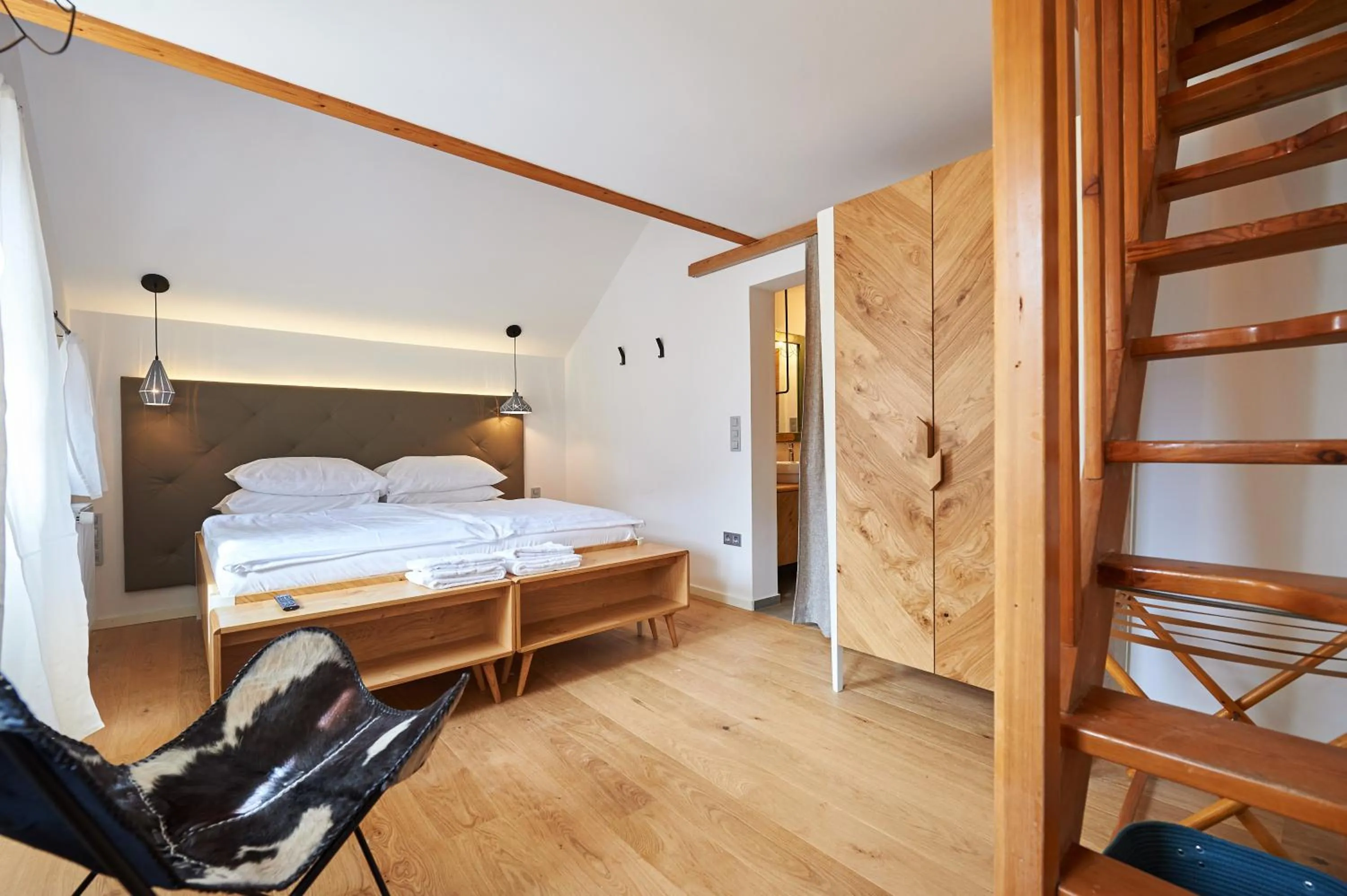 Bedroom, Bed in Hotel Plesnik Logar Valley