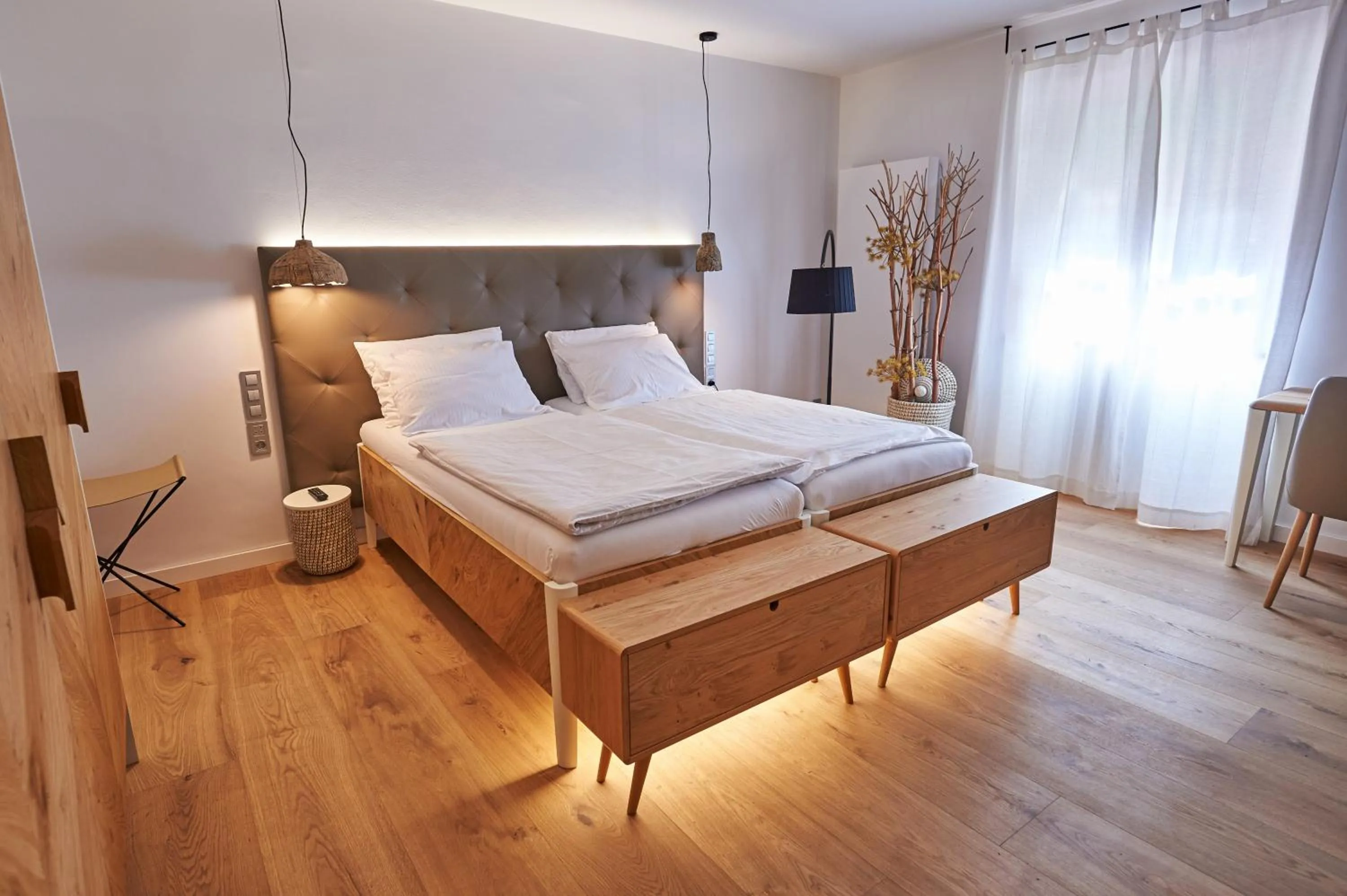 Double Room with Balcony and Waterfall View in Hotel Plesnik Logar Valley