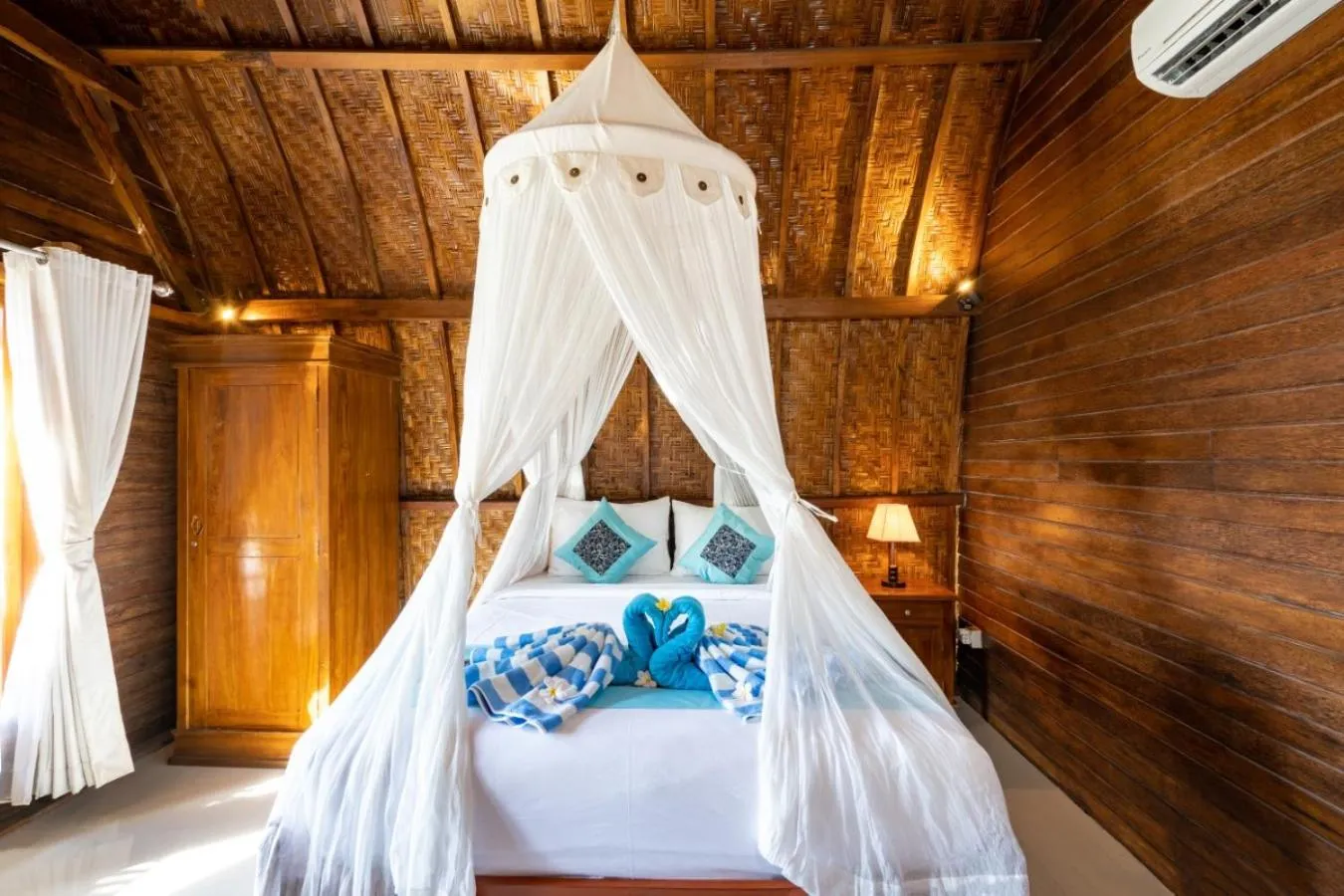 Bed in Sundi Ocean Bungalow by ABM