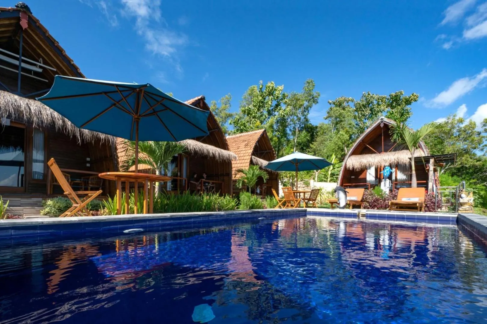 Bird's eye view in Sundi Ocean Bungalow by ABM