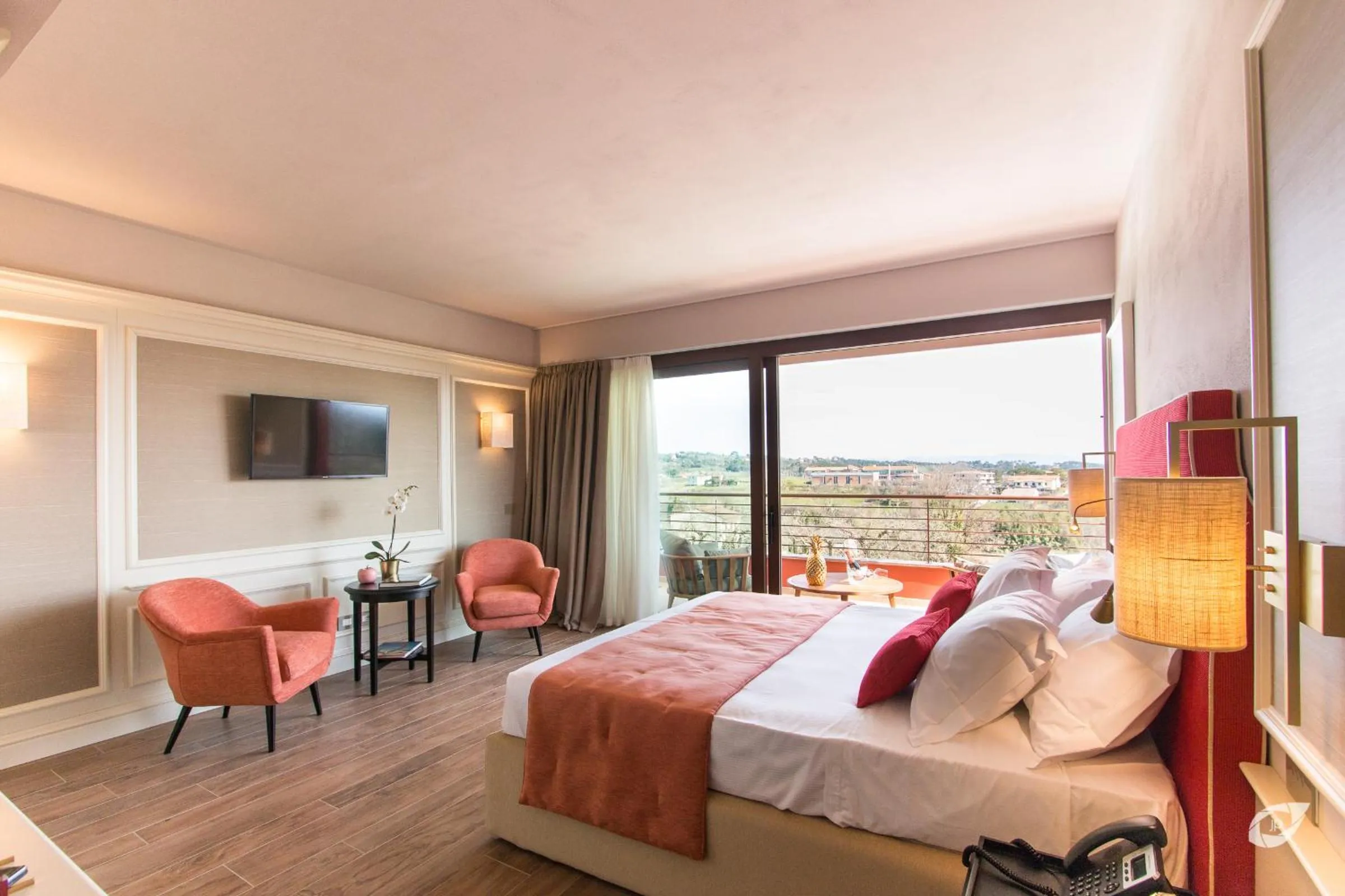 Photo of the whole room, Bed in Buonamico Wine Resort