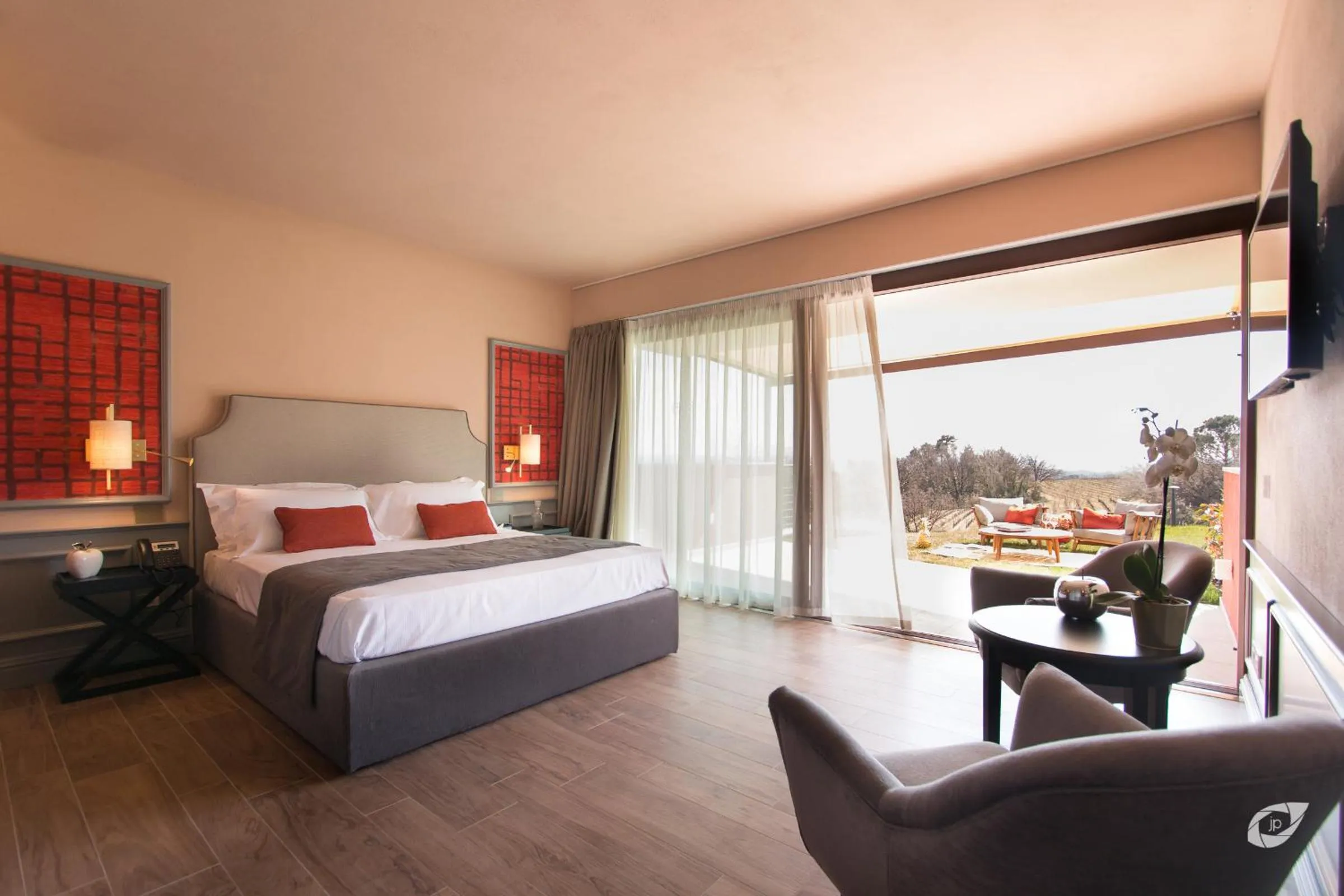 Photo of the whole room, Bed in Buonamico Wine Resort