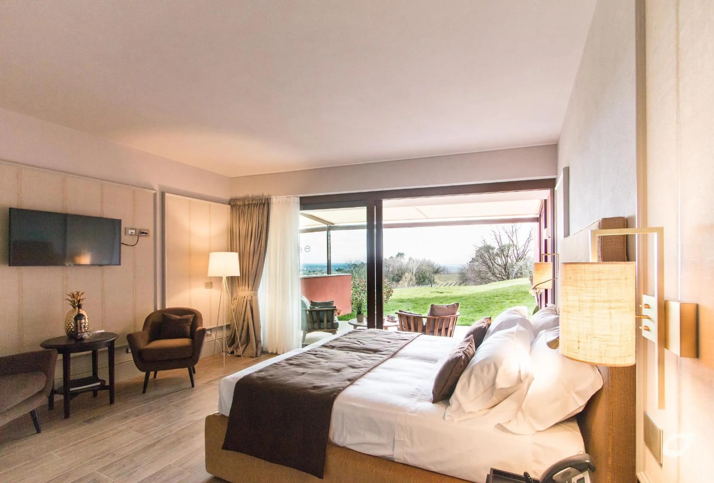 Photo of the whole room, Bed in Buonamico Wine Resort