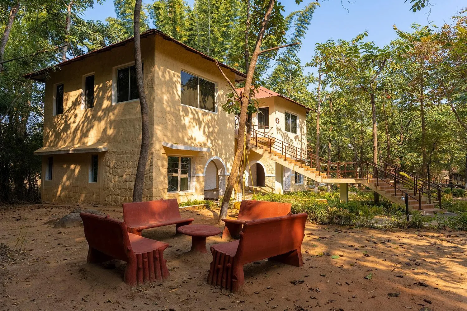 Property building in Jungle King Resort