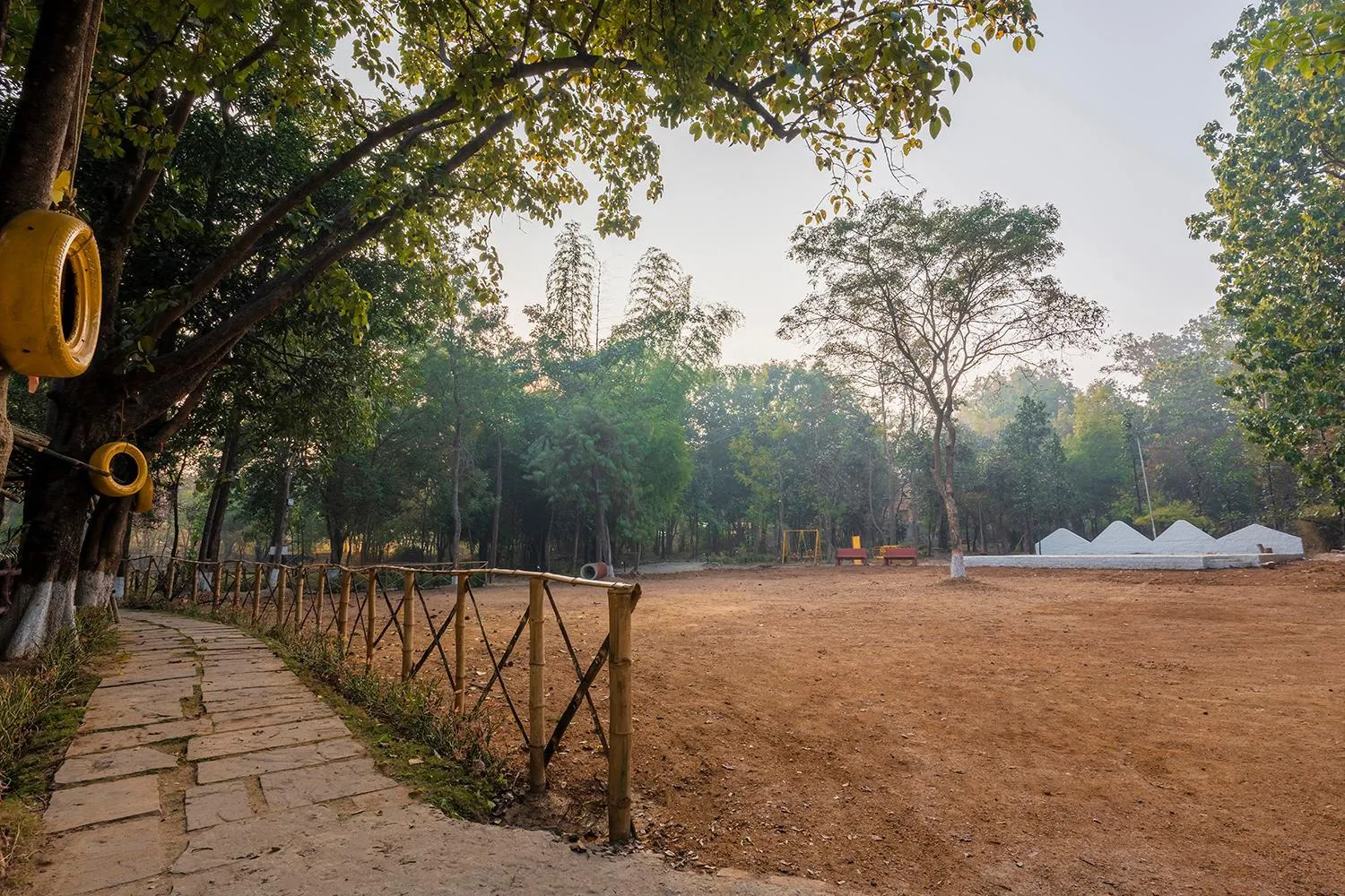 Children play ground in Jungle King Resort