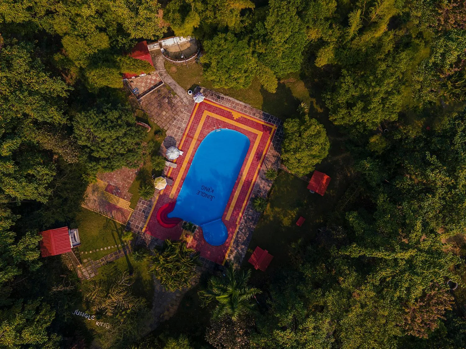 Bird's eye view in Jungle King Resort