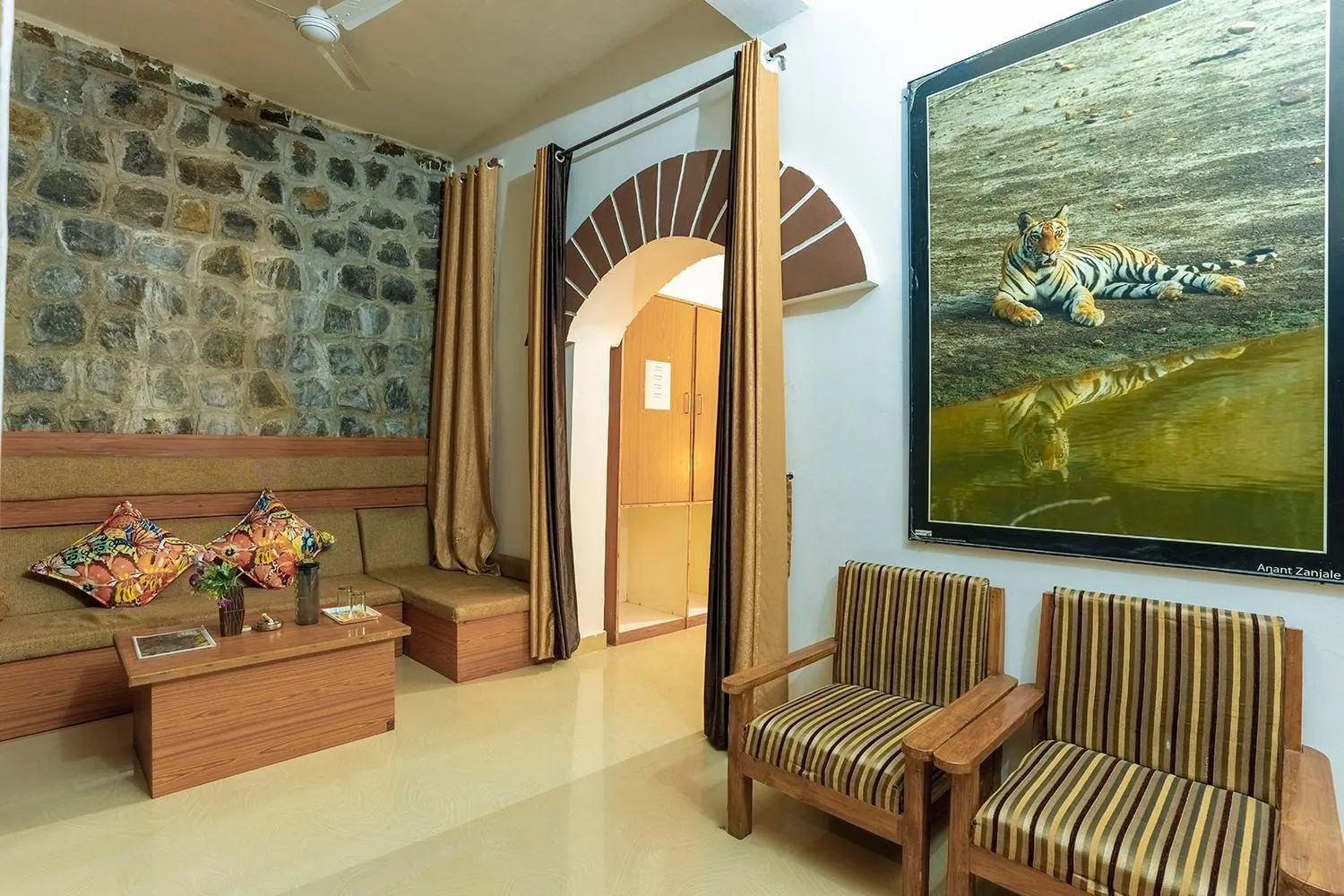 Seating area in Jungle King Resort