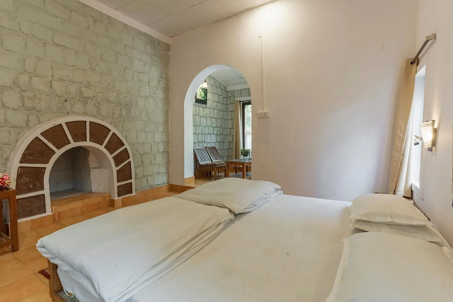 Photo of the whole room, Bed in Jungle King Resort