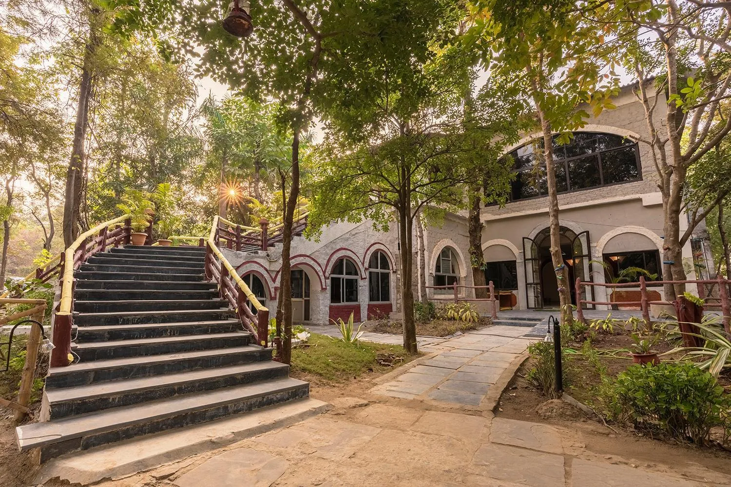 Property building in Jungle King Resort