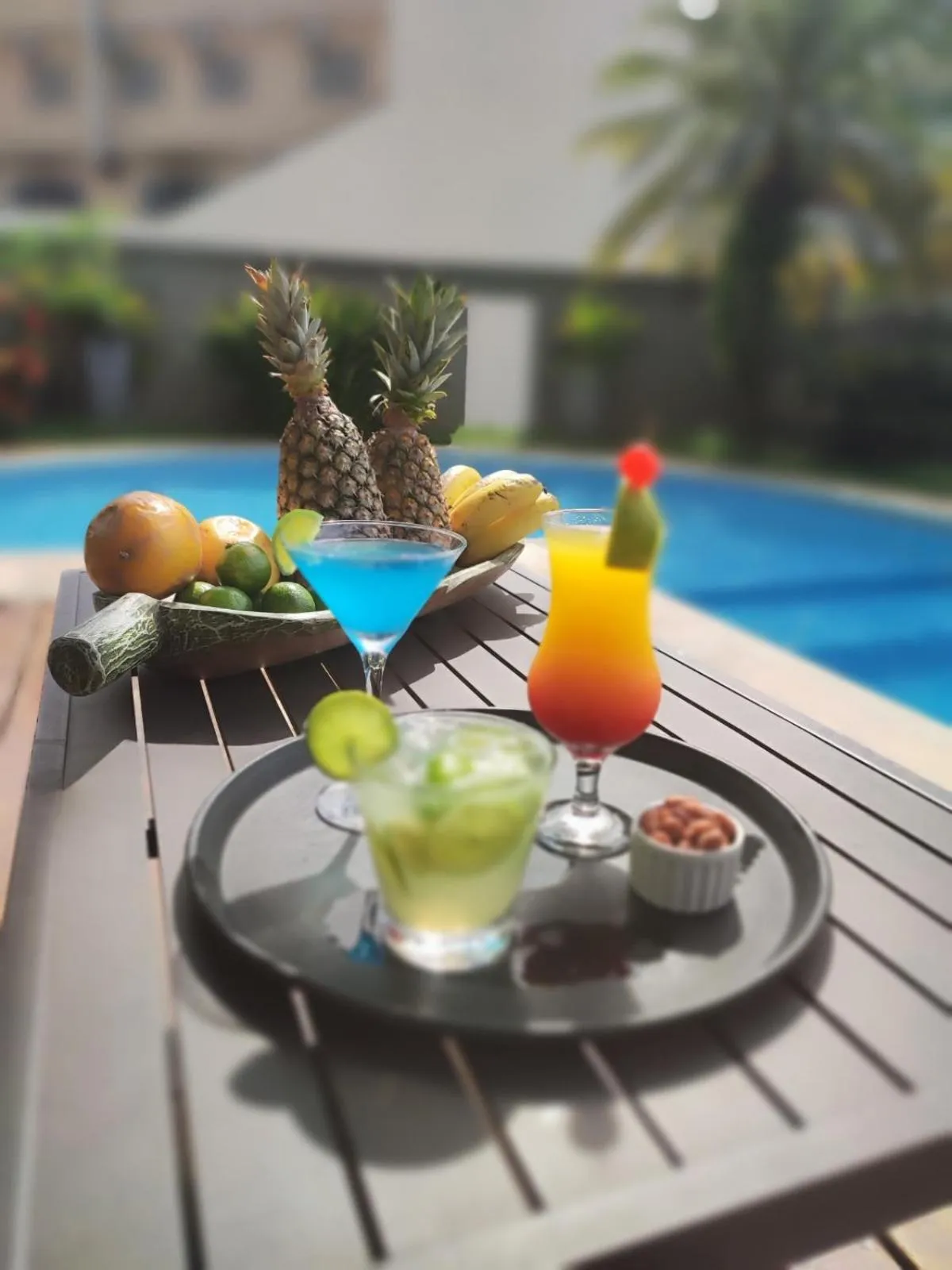 Pool view in Hotel Santo Graal