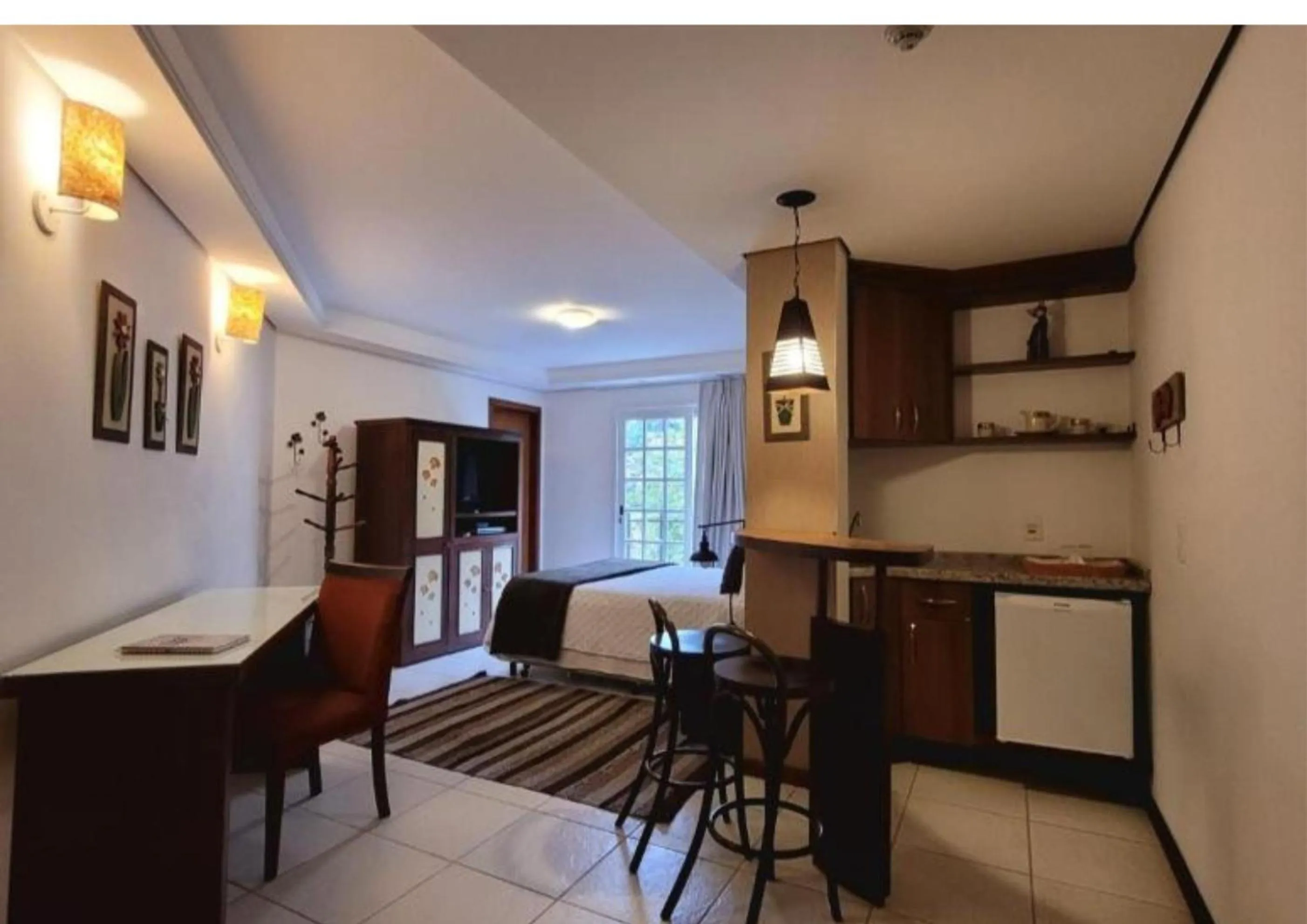 Bed in Pousada Cheverny - Fácil acesso ao centrinho e Baden Bar