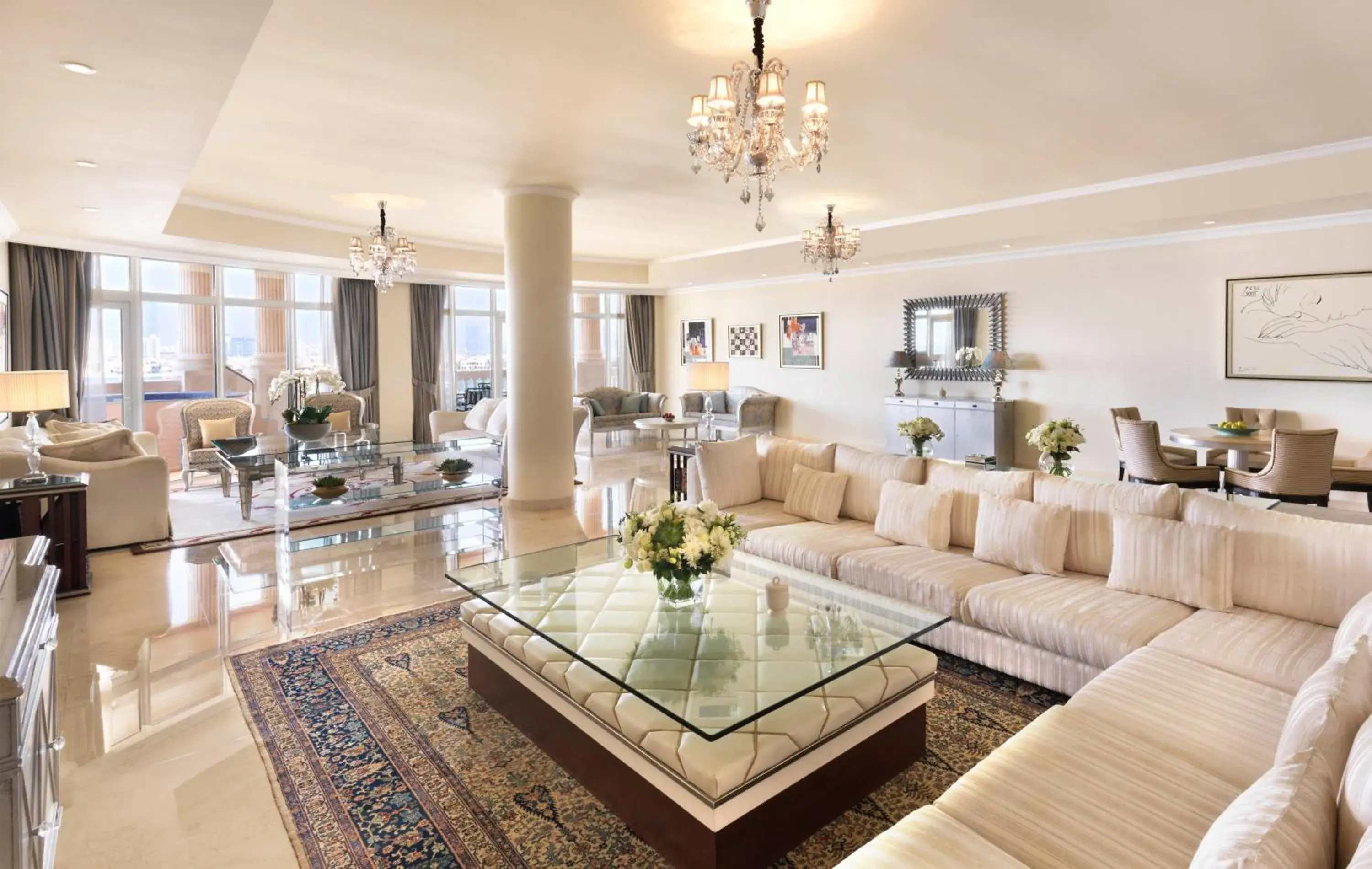 Living room in Kempinski Hotel & Residences Palm Jumeirah Living room in Kempinski Hotel & Residences Palm Jumeirah