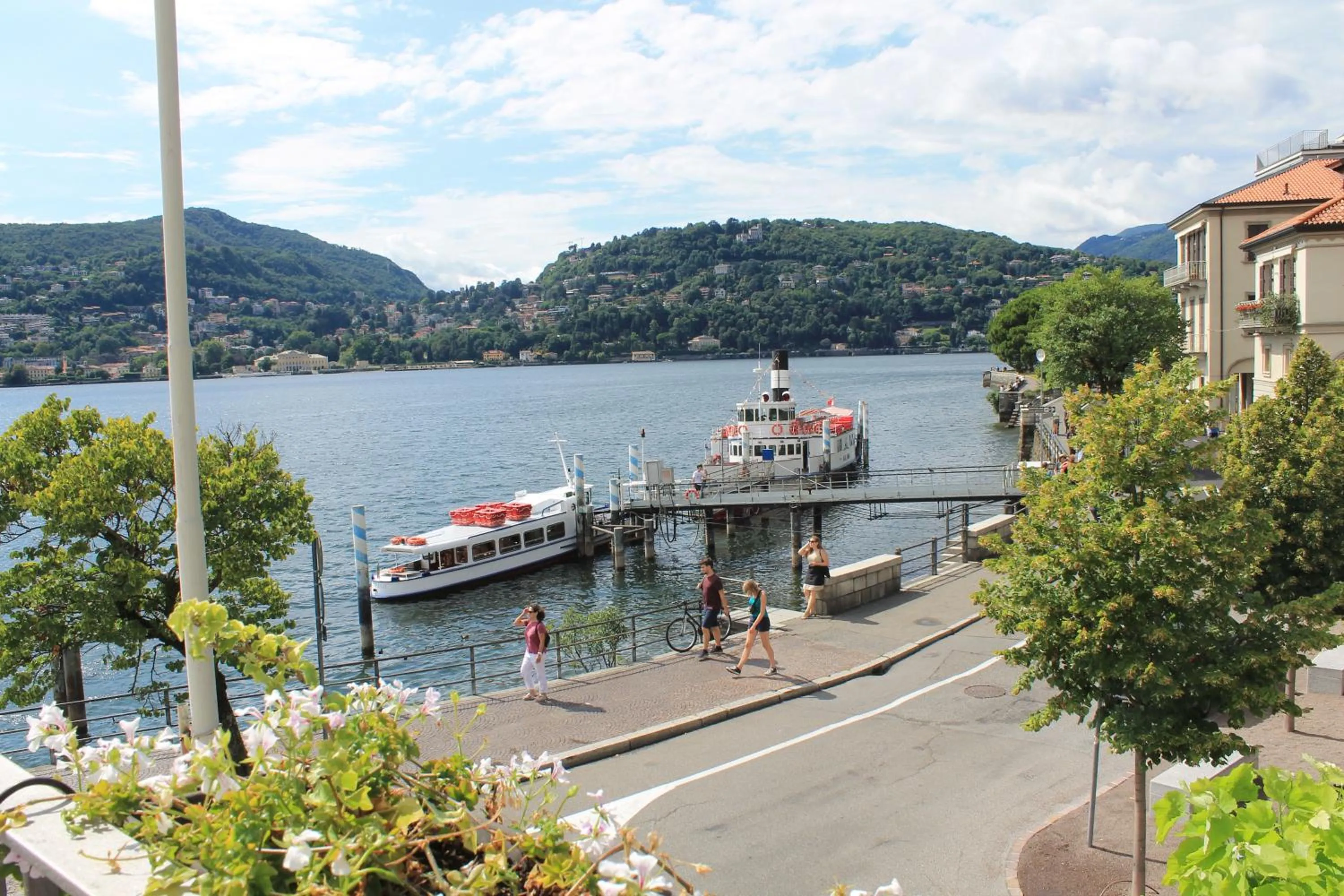 Lake view in Hotel Marco's