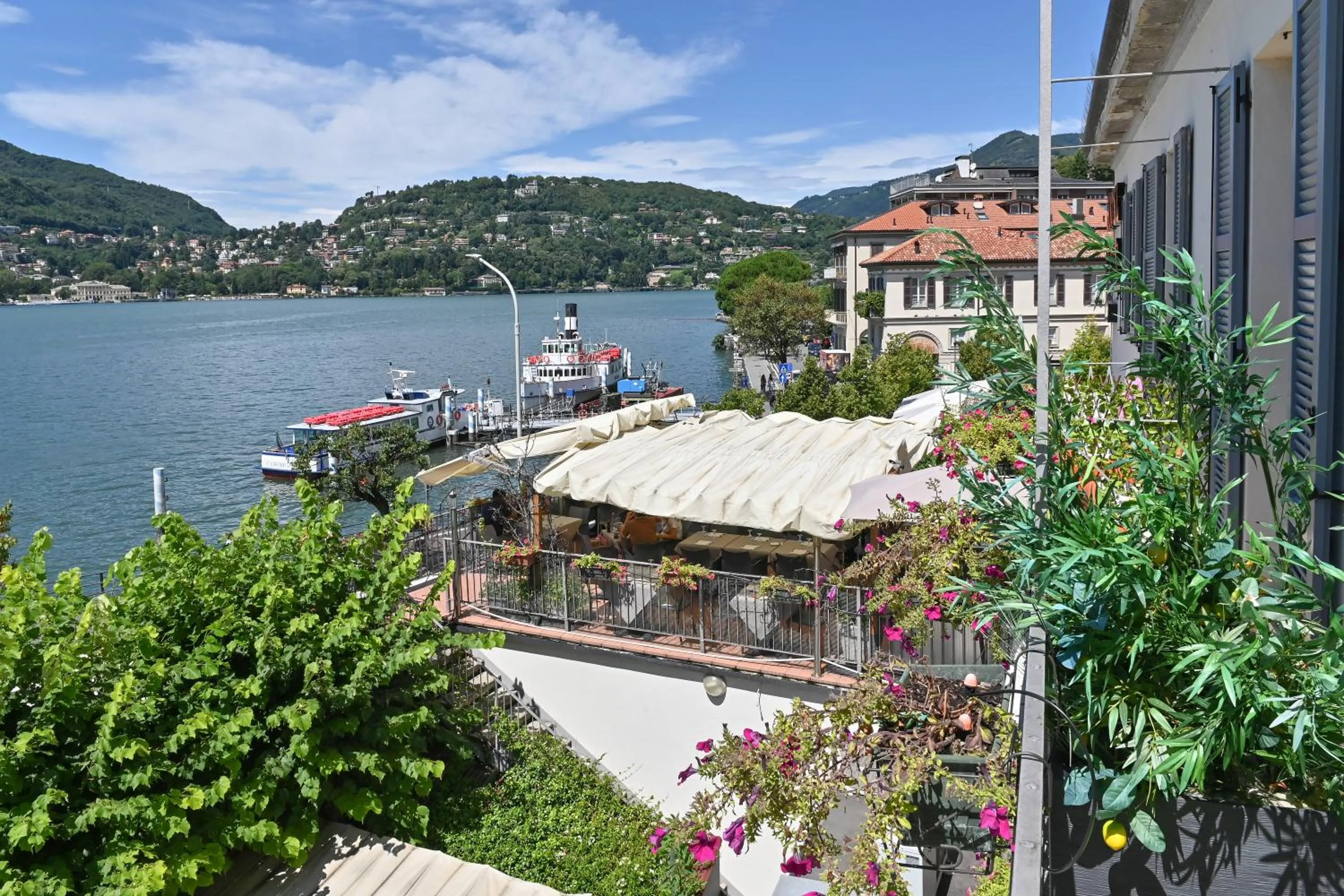 Lake view in Hotel Marco's