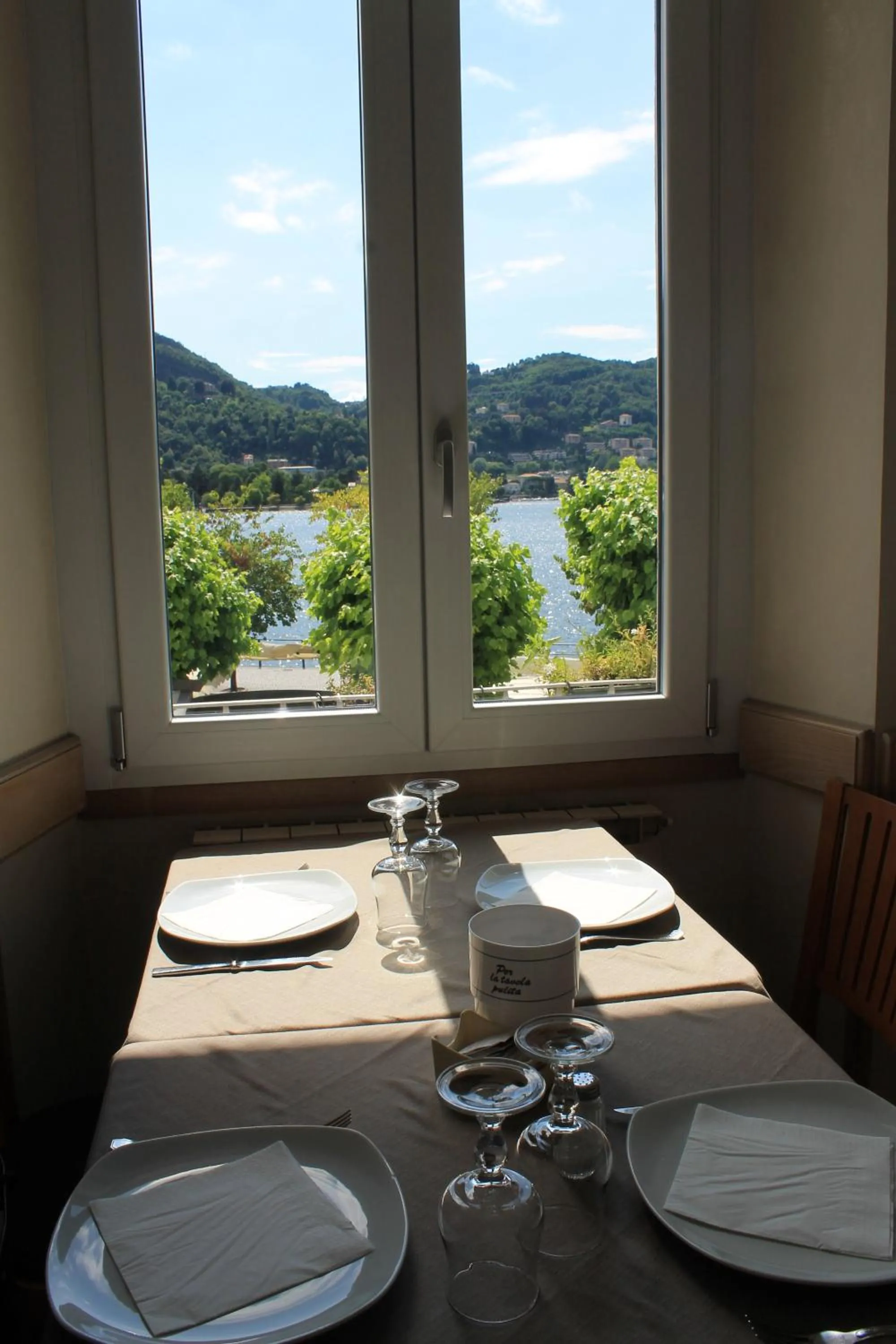 Lake view in Hotel Marco's